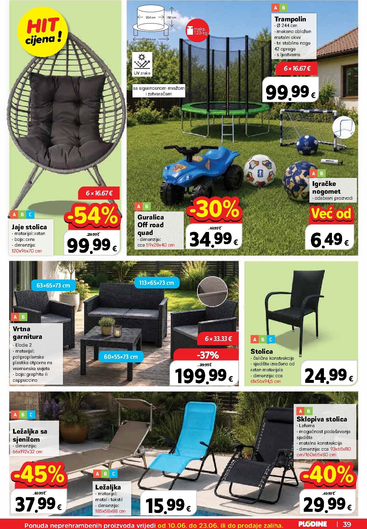 plodine - Aktualni katalog Plodine od srijede, 10.06.2026 do utorka, 16.06.2026 - page: 39
