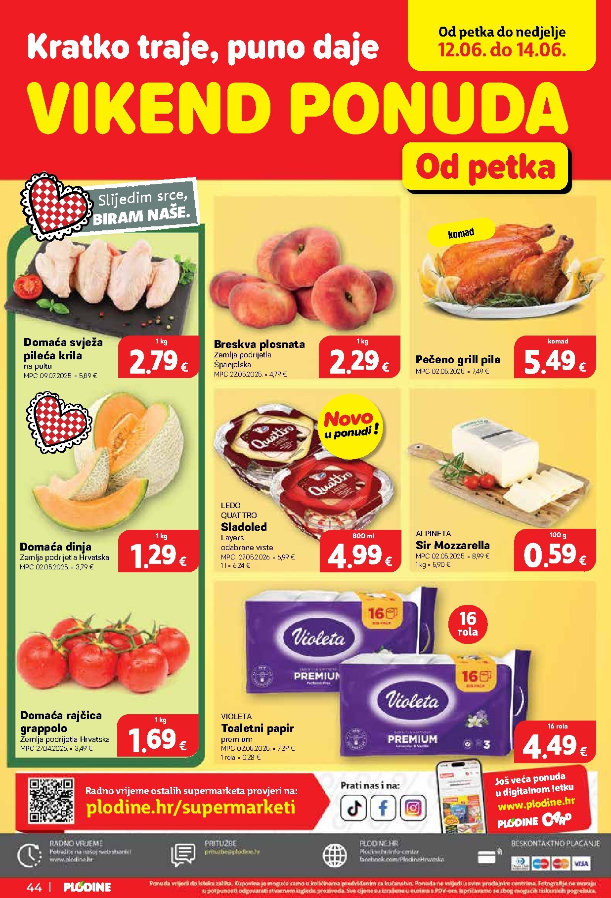 plodine - Aktualni katalog Plodine od srijede, 10.06.2026 do utorka, 16.06.2026 - page: 44