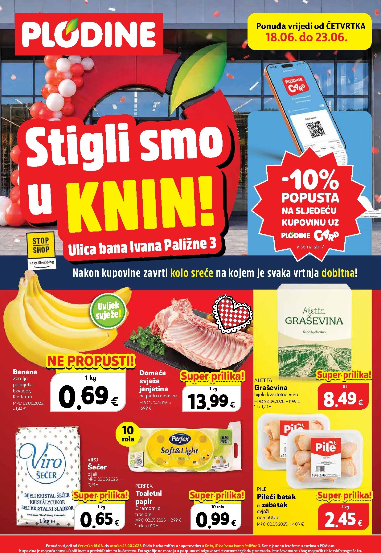 plodine - Novi Plodine - Otvorenje Knin katalog od četvrtka, 18.06.2026 do utorka, 23.06.2026