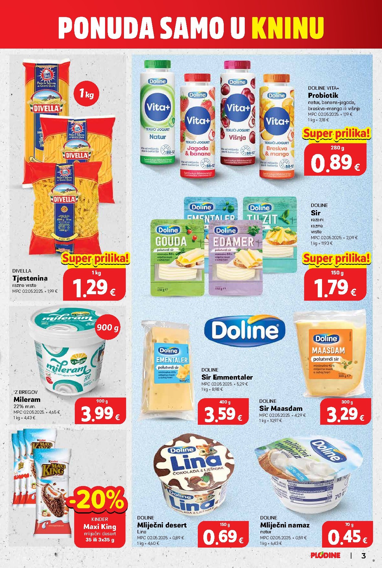 plodine - Novi Plodine - Otvorenje Knin katalog od četvrtka, 18.06.2026 do utorka, 23.06.2026 - page: 3