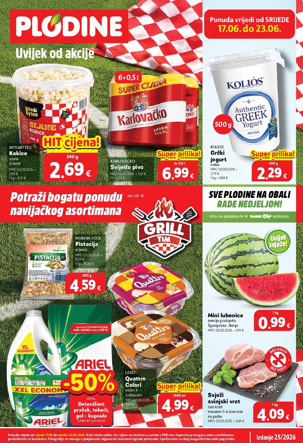 plodine - Aktualni katalog Plodine od srijede, 17.06.2026 do utorka, 23.06.2026 - page: 1