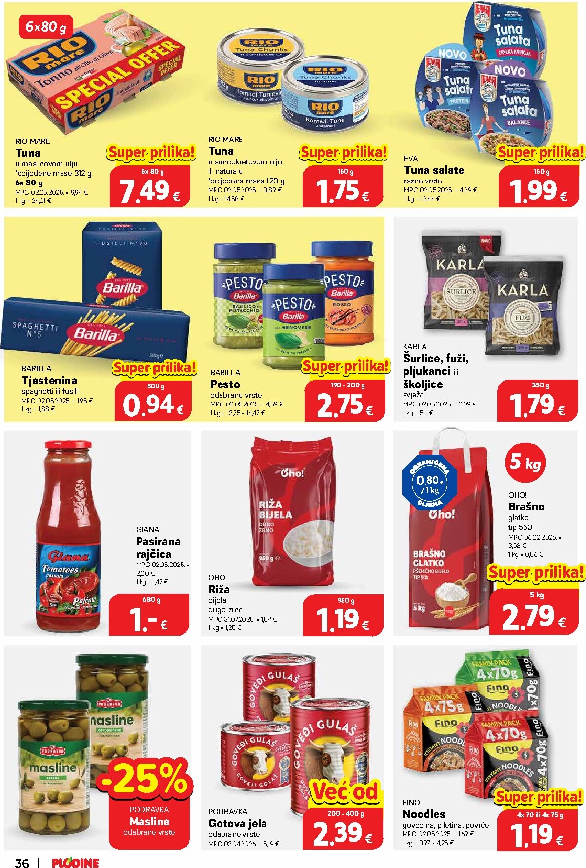 plodine - Novi Plodine - Sinj katalog od četvrtka, 25.06.2026 do utorka, 30.06.2026 - page: 36