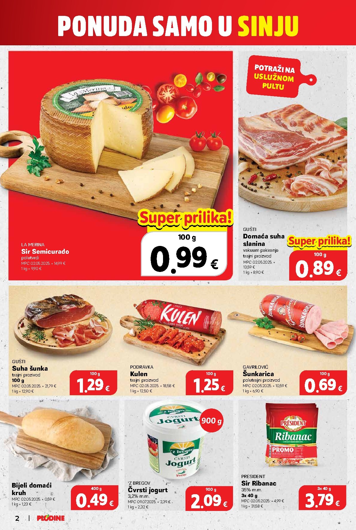 plodine - Novi Plodine - Sinj katalog od četvrtka, 25.06.2026 do utorka, 30.06.2026 - page: 2