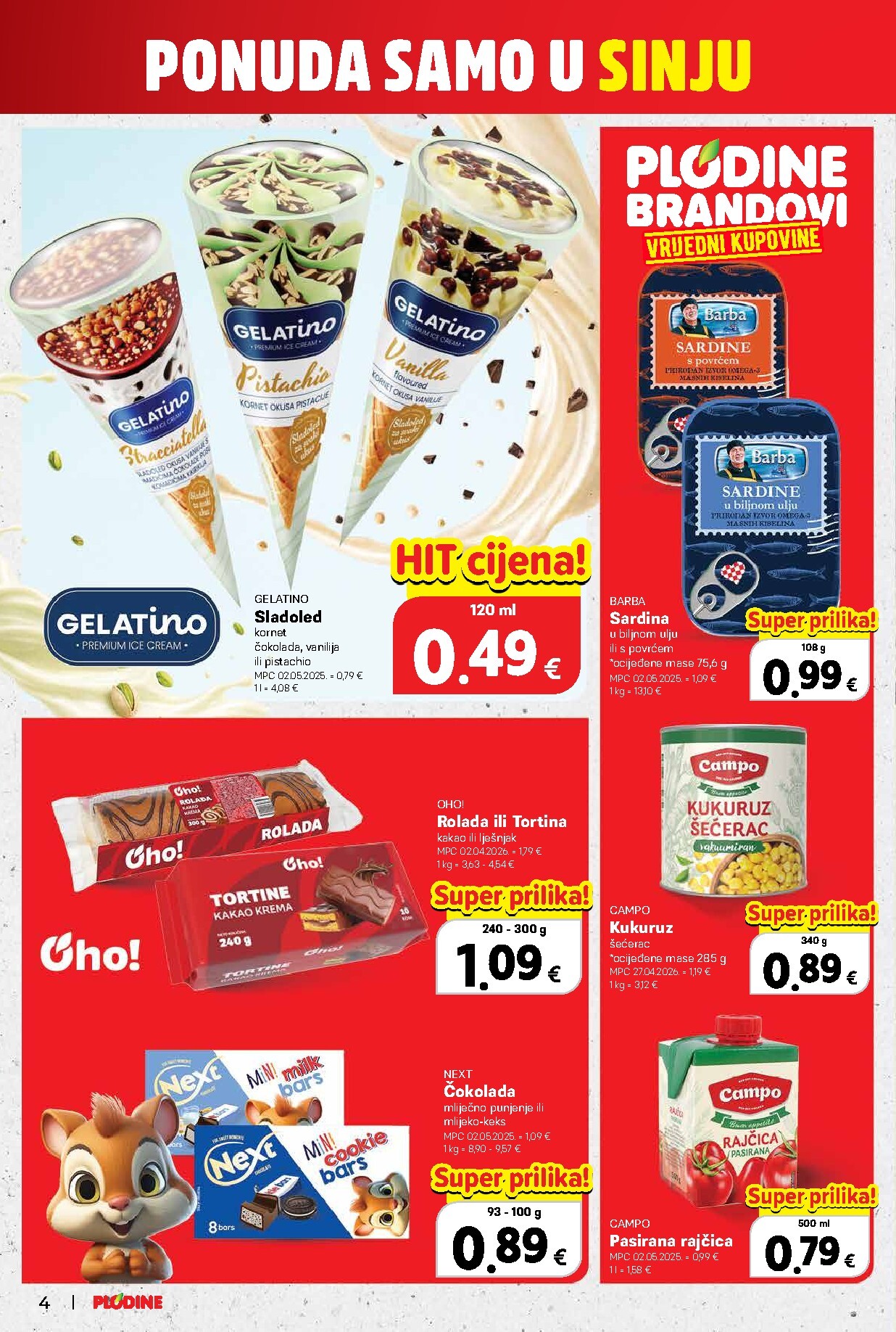 plodine - Novi Plodine - Sinj katalog od četvrtka, 25.06.2026 do utorka, 30.06.2026 - page: 4