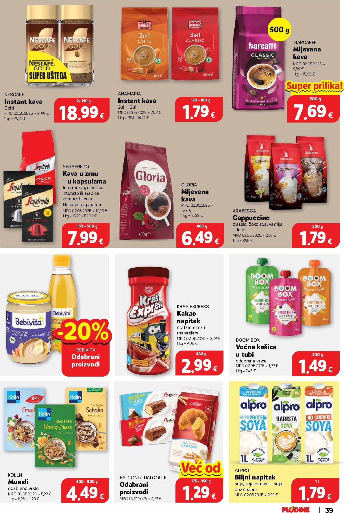 plodine - Novi Plodine - Sinj katalog od četvrtka, 25.06.2026 do utorka, 30.06.2026 - page: 39