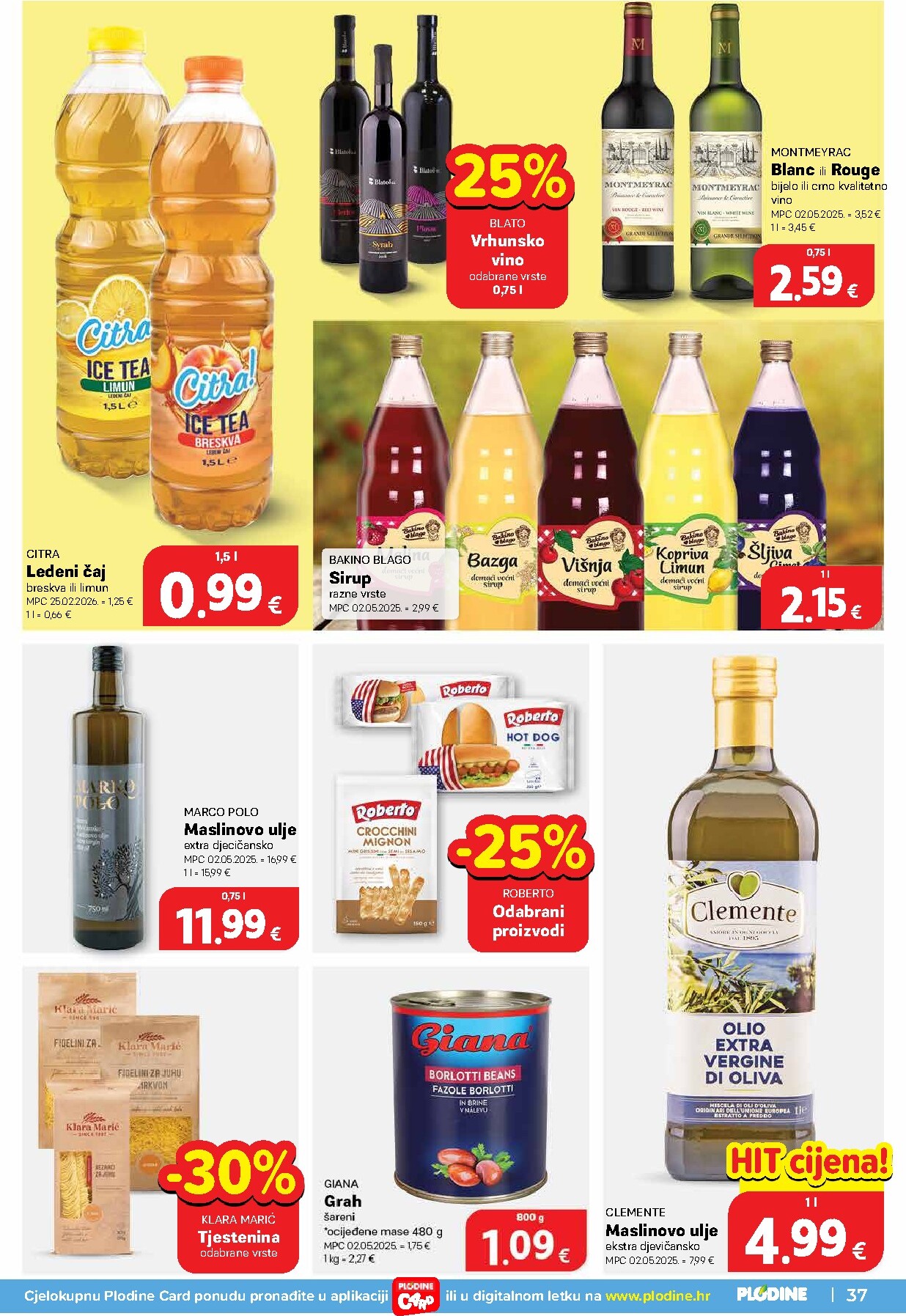 plodine - Novi Plodine - Sinj katalog od četvrtka, 25.06.2026 do utorka, 30.06.2026 - page: 37