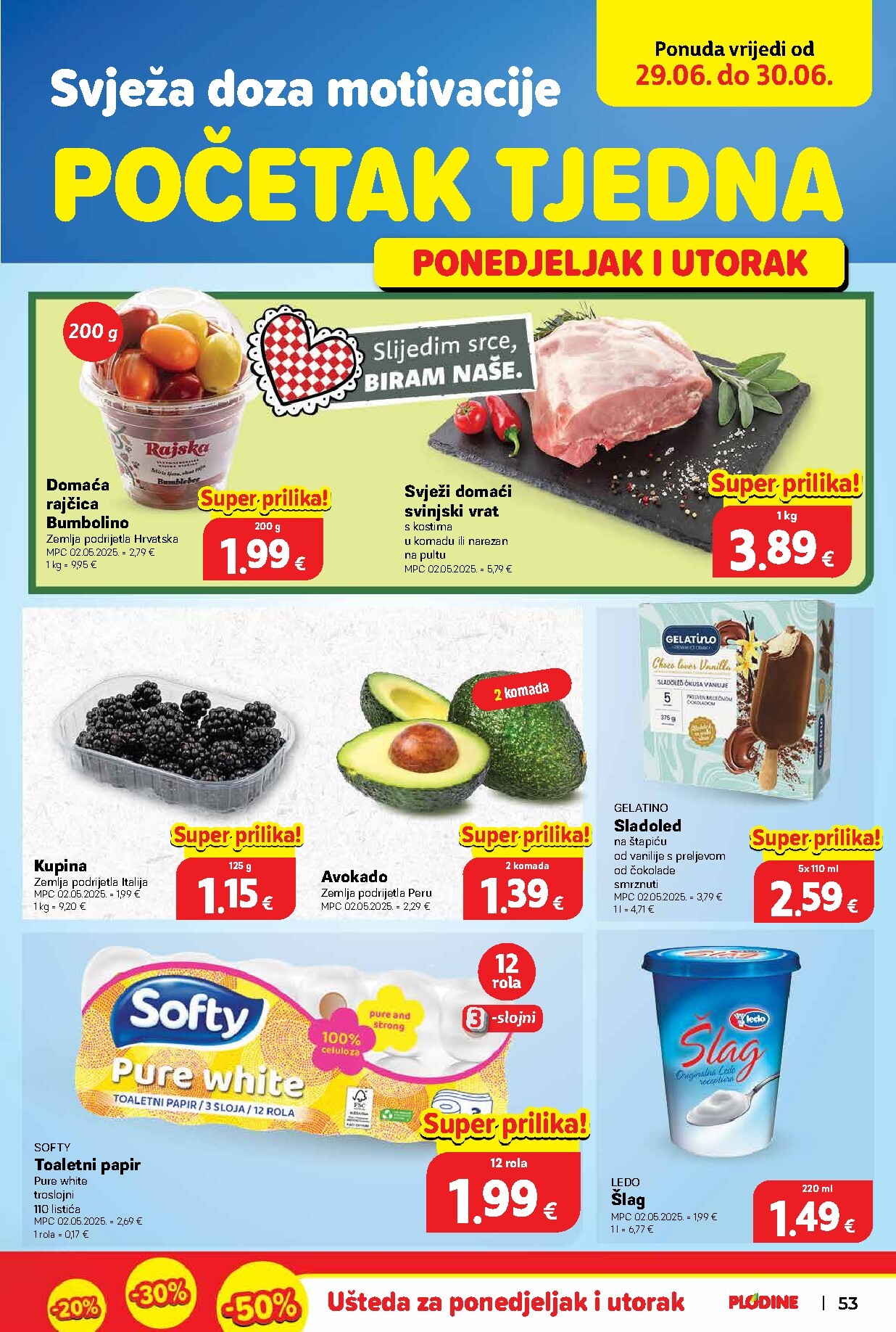 plodine - Novi Plodine - Sinj katalog od četvrtka, 25.06.2026 do utorka, 30.06.2026 - page: 53