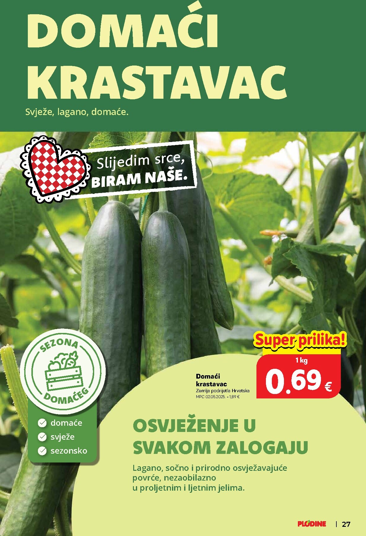 plodine - Novi Plodine - Sinj katalog od četvrtka, 25.06.2026 do utorka, 30.06.2026 - page: 27