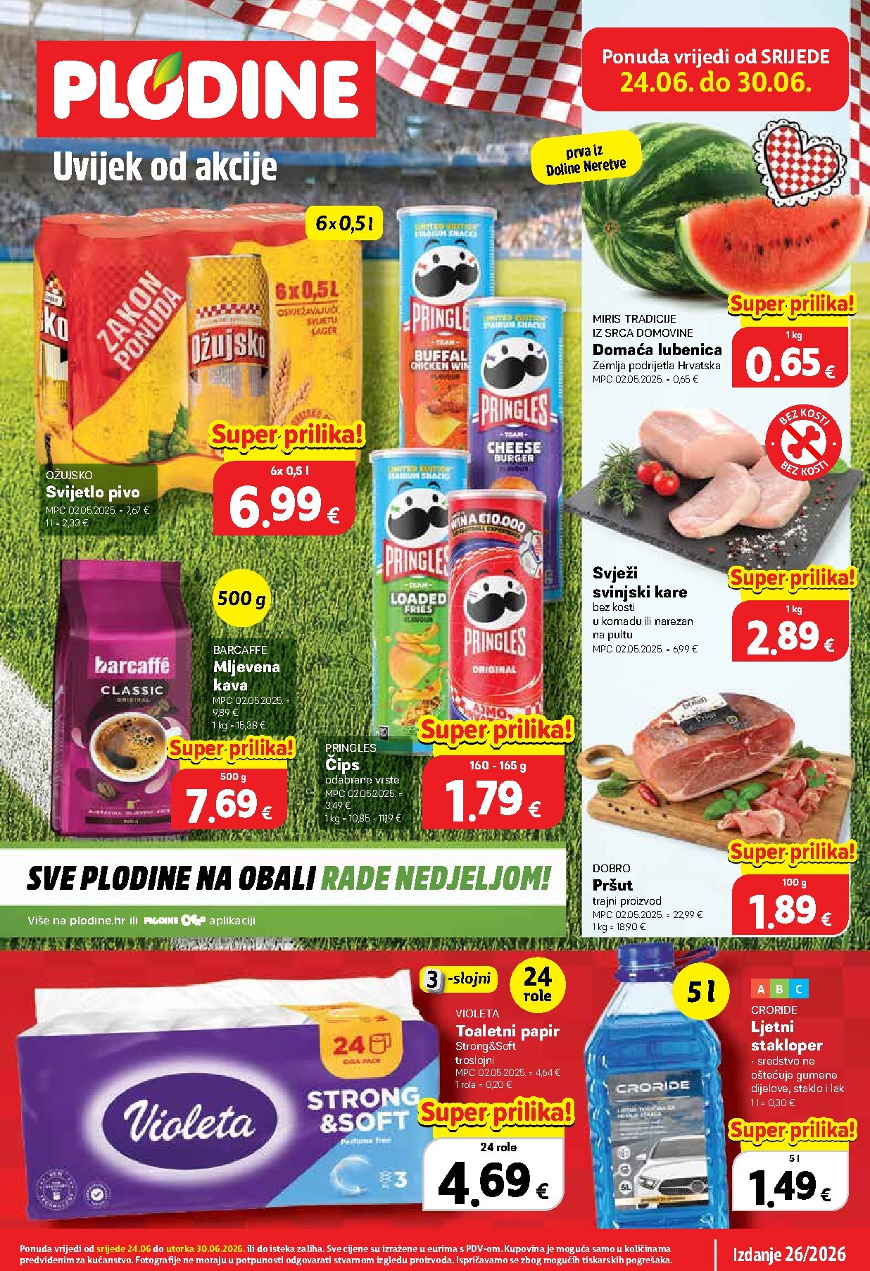 plodine - Novi Plodine katalog od srijede, 24.06.2026 do utorka, 30.06.2026