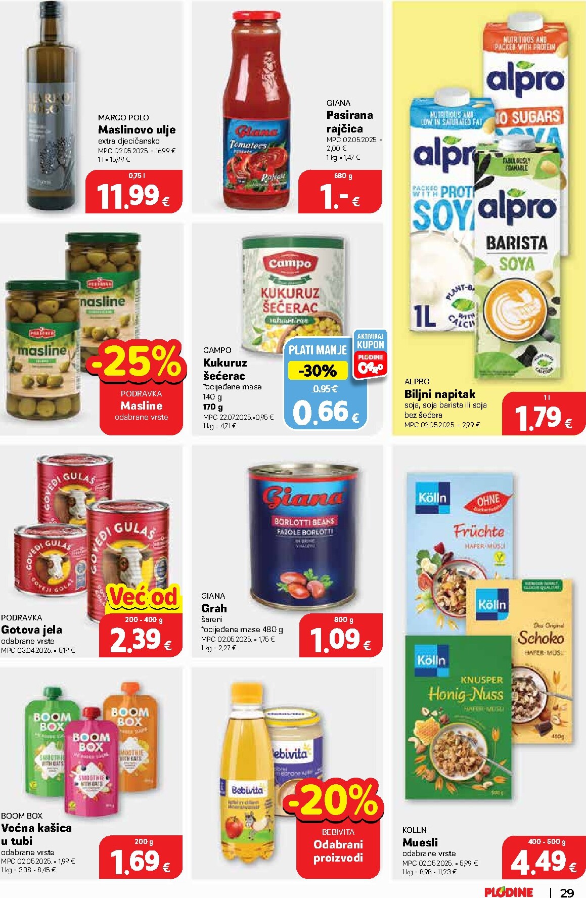 plodine - Novi Plodine katalog od srijede, 24.06.2026 do utorka, 30.06.2026 - page: 29