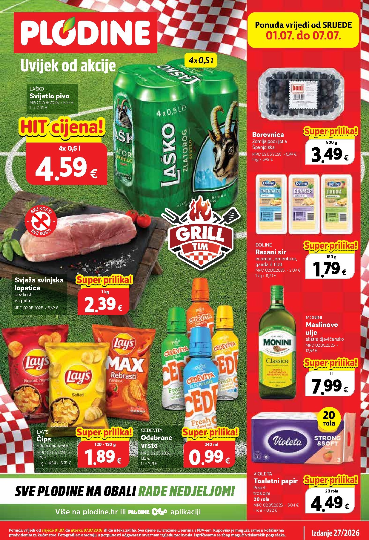 plodine - Novi Plodine katalog od srijede, 01.07.2026 do utorka, 07.07.2026