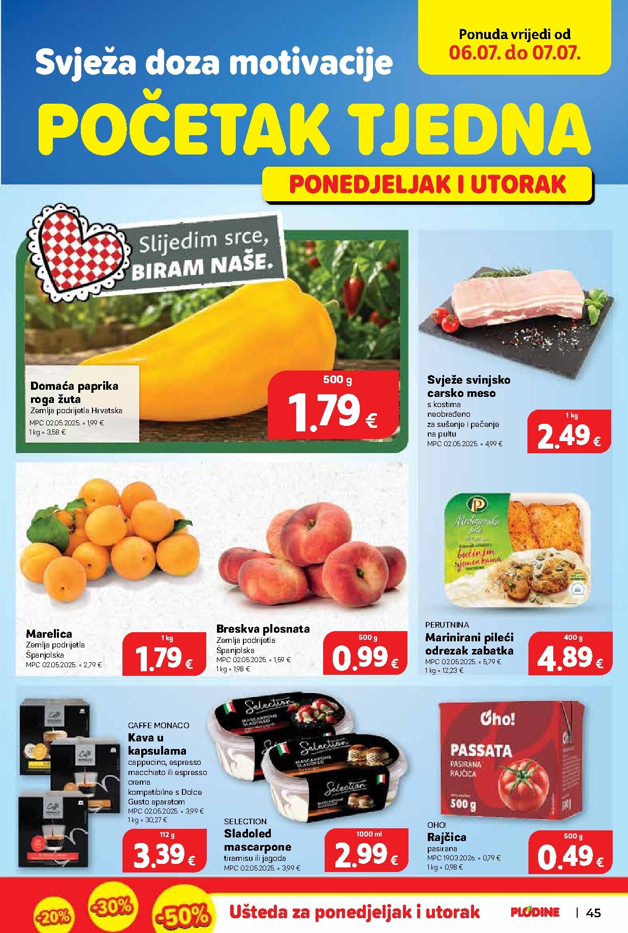 plodine - Novi Plodine katalog od srijede, 01.07.2026 do utorka, 07.07.2026 - page: 45