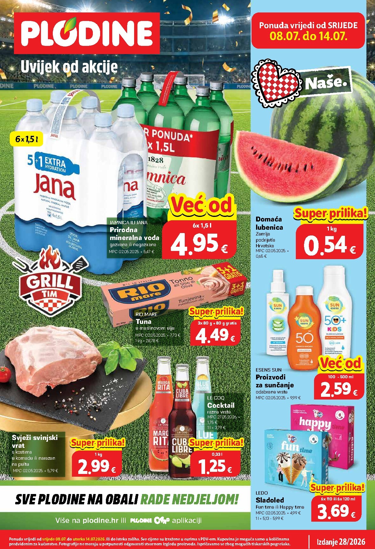 plodine - Novi Plodine katalog od srijede, 08.07.2026 do utorka, 14.07.2026