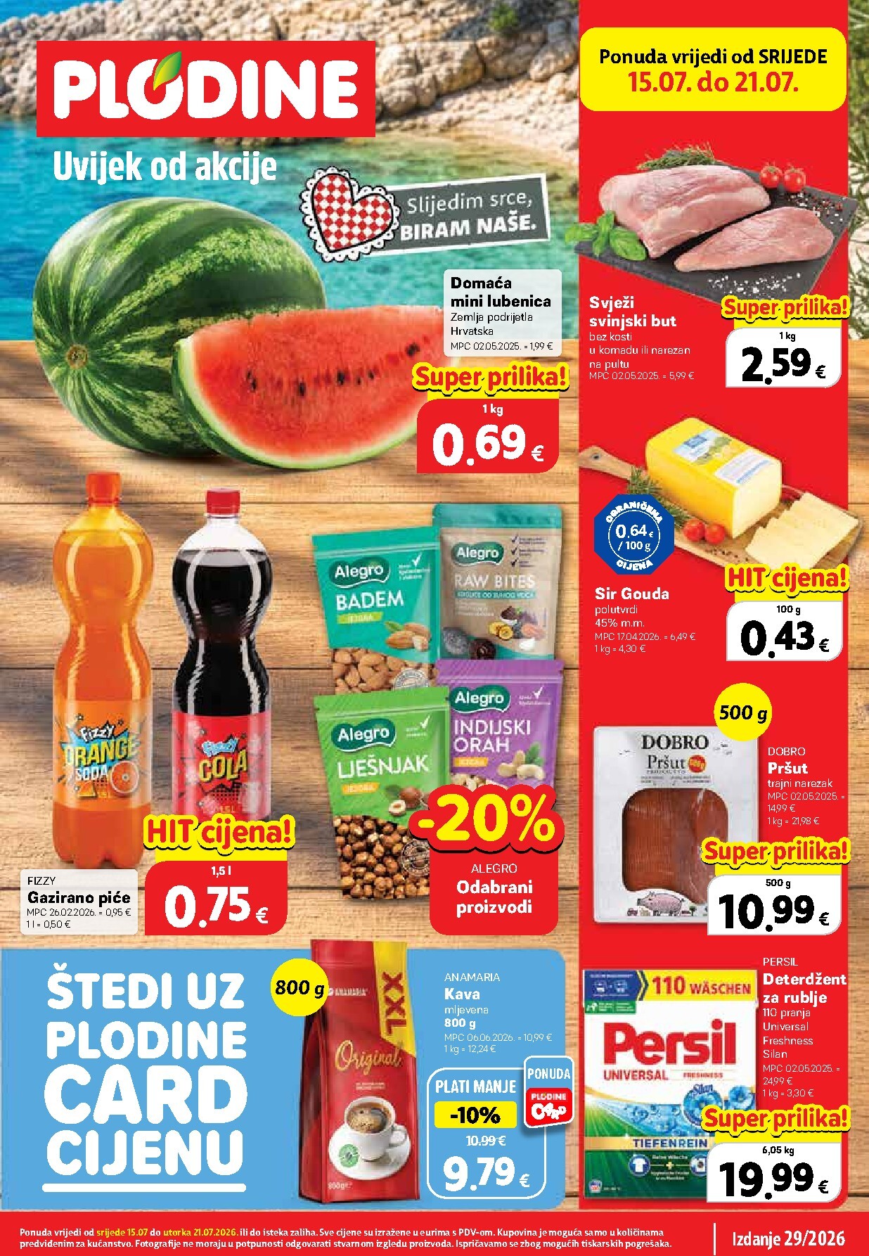 plodine - Novi Plodine katalog od srijede, 15.07.2026 do utorka, 21.07.2026