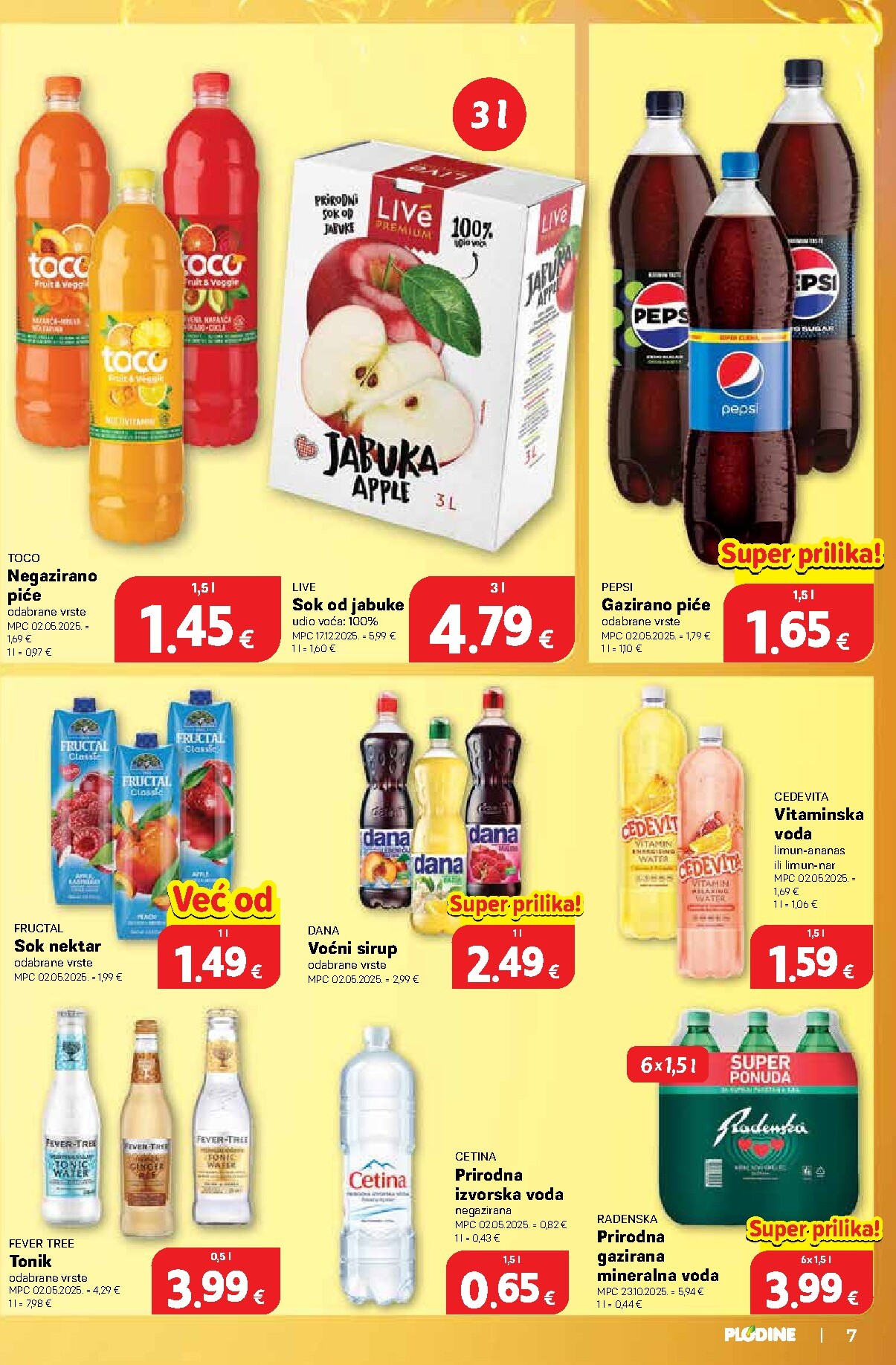 plodine - Novi Plodine katalog od srijede, 15.07.2026 do utorka, 21.07.2026 - page: 7