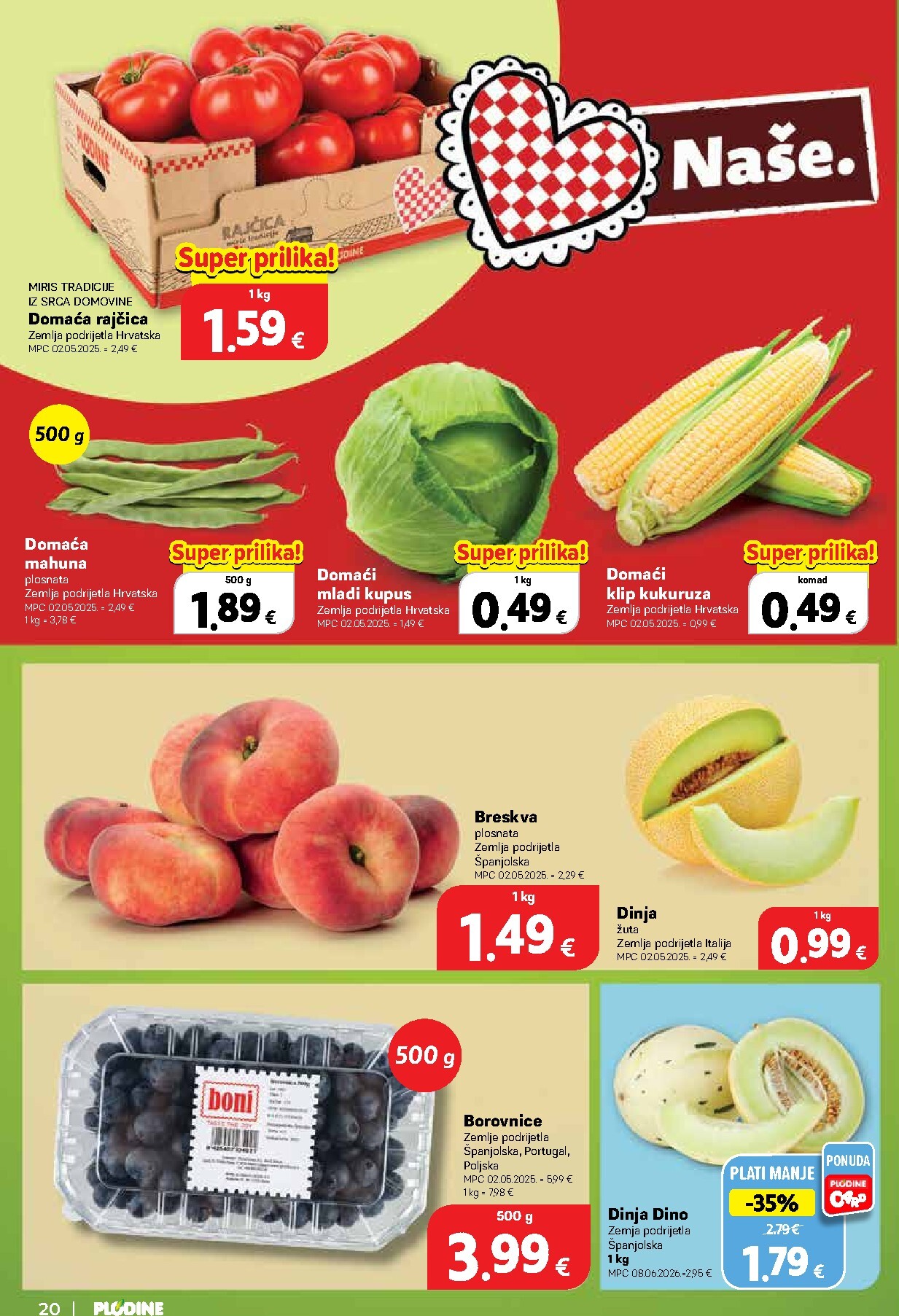 plodine - Novi Plodine katalog od srijede, 15.07.2026 do utorka, 21.07.2026 - page: 20