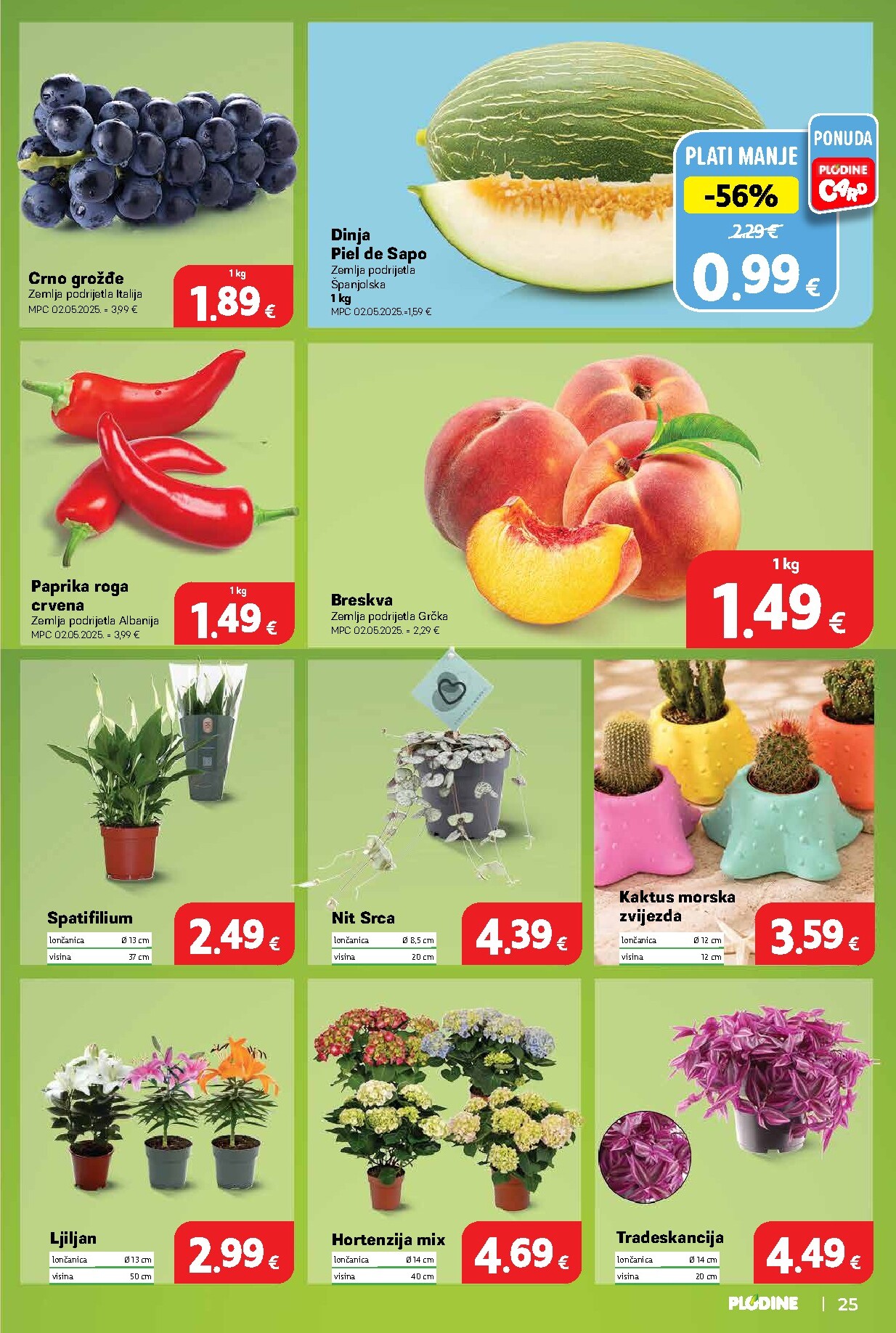 plodine - Novi Plodine katalog od srijede, 22.07.2026 do utorka, 28.07.2026 - page: 25