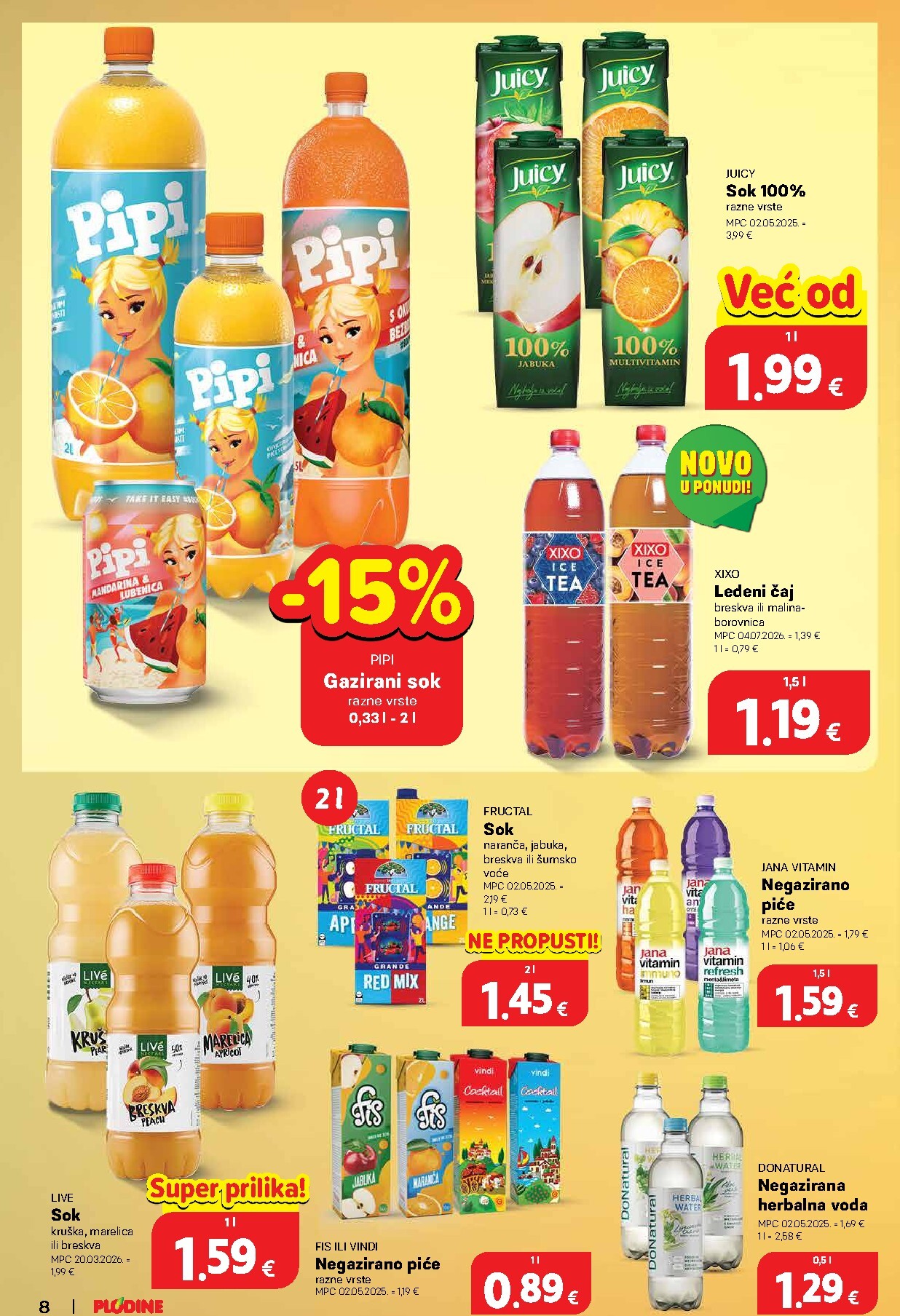 plodine - Novi Plodine katalog od srijede, 22.07.2026 do utorka, 28.07.2026 - page: 8