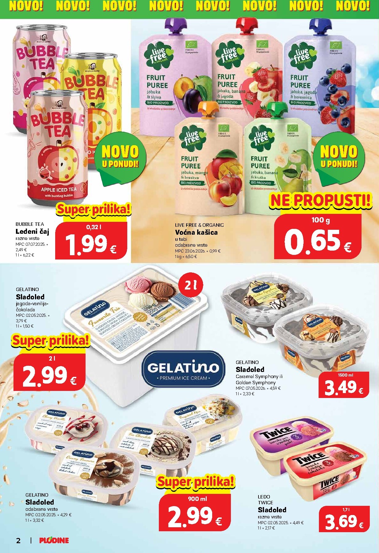 plodine - Novi Plodine katalog od srijede, 22.07.2026 do utorka, 28.07.2026 - page: 2