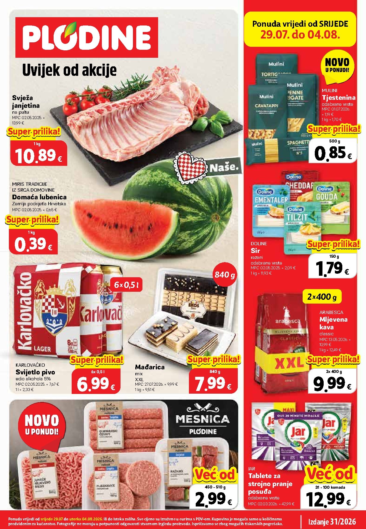 plodine - Novi Plodine katalog od srijede, 29.07.2026 do utorka, 04.08.2026
