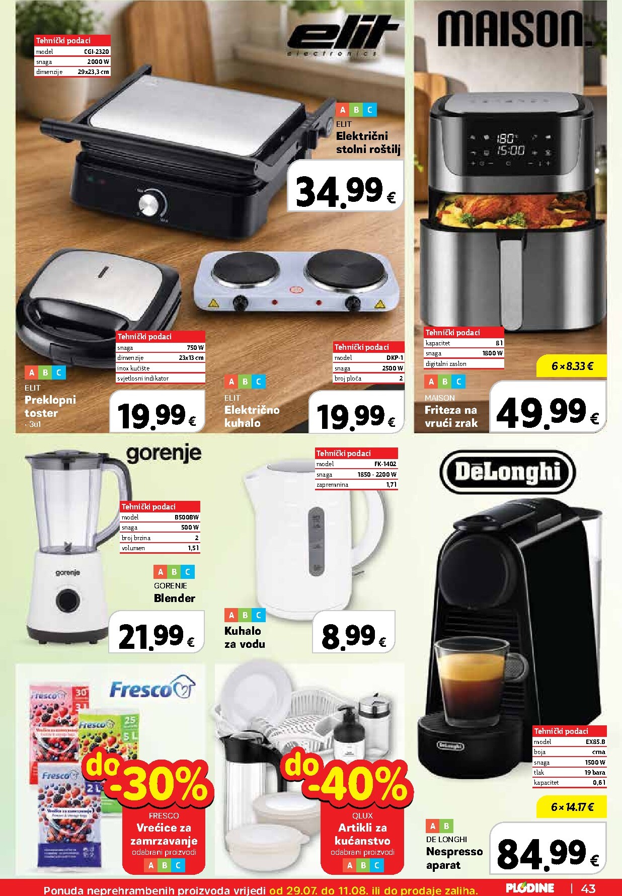 plodine - Novi Plodine katalog od srijede, 29.07.2026 do utorka, 04.08.2026 - page: 43