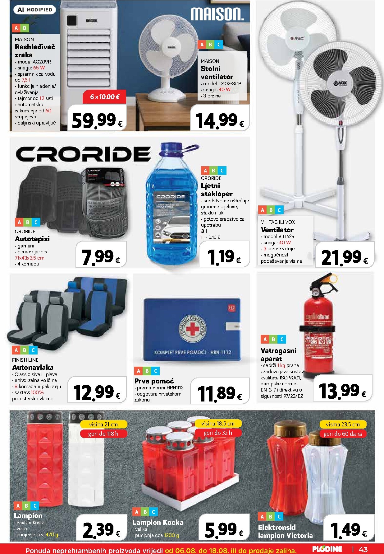 plodine - Novi Plodine katalog od četvrtka, 06.08.2026 do utorka, 11.08.2026 - page: 43