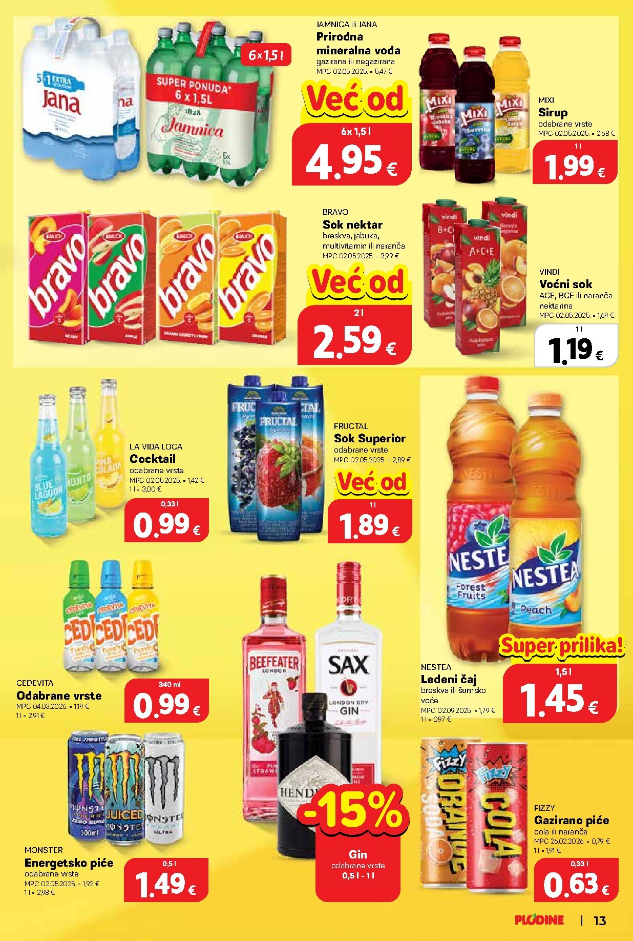 plodine - Aktualni katalog Plodine od srijede, 12.08.2026 do utorka, 18.08.2026 - page: 13