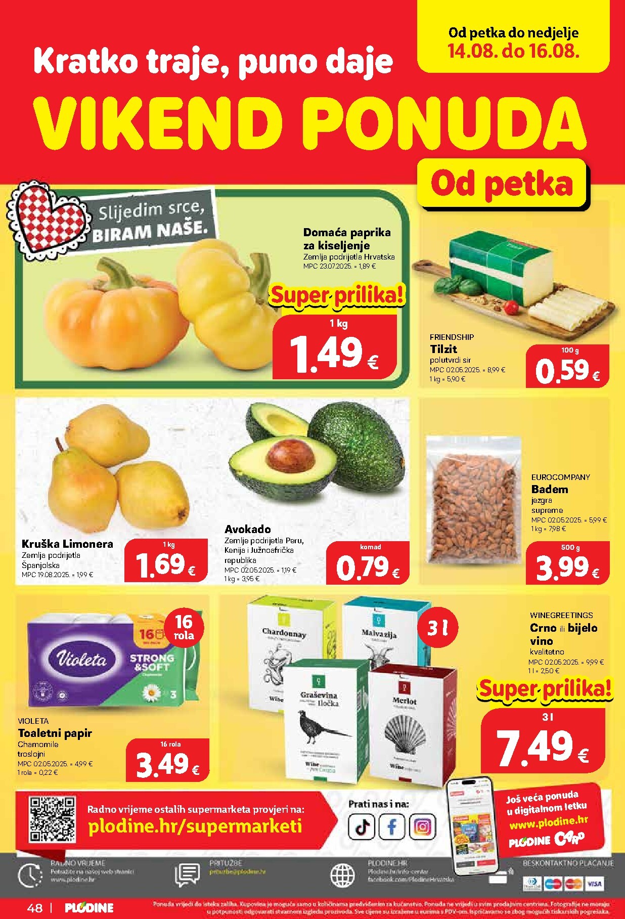 plodine - Aktualni katalog Plodine od srijede, 12.08.2026 do utorka, 18.08.2026 - page: 48