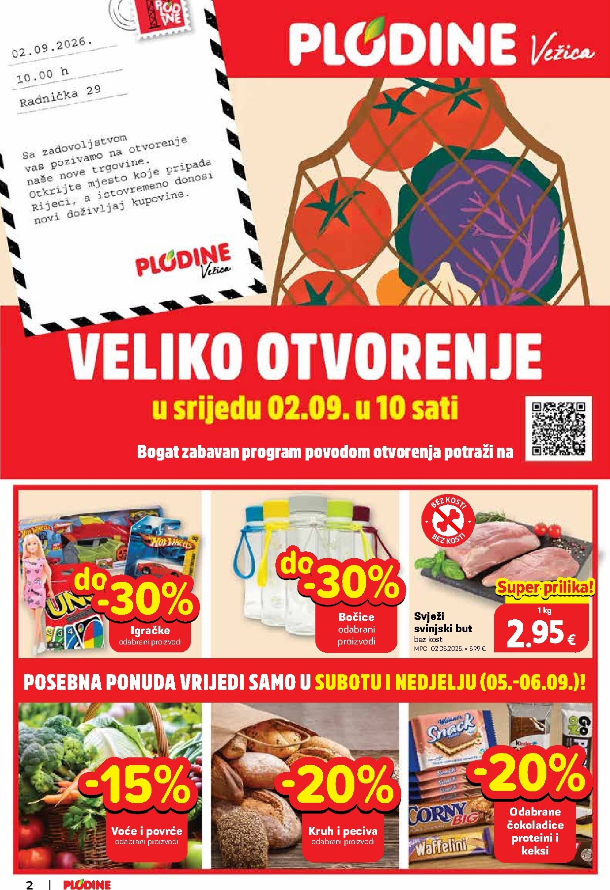 plodine - Novi Plodine - Vežica katalog od srijede, 02.09.2026 do utorka, 08.09.2026 - page: 2