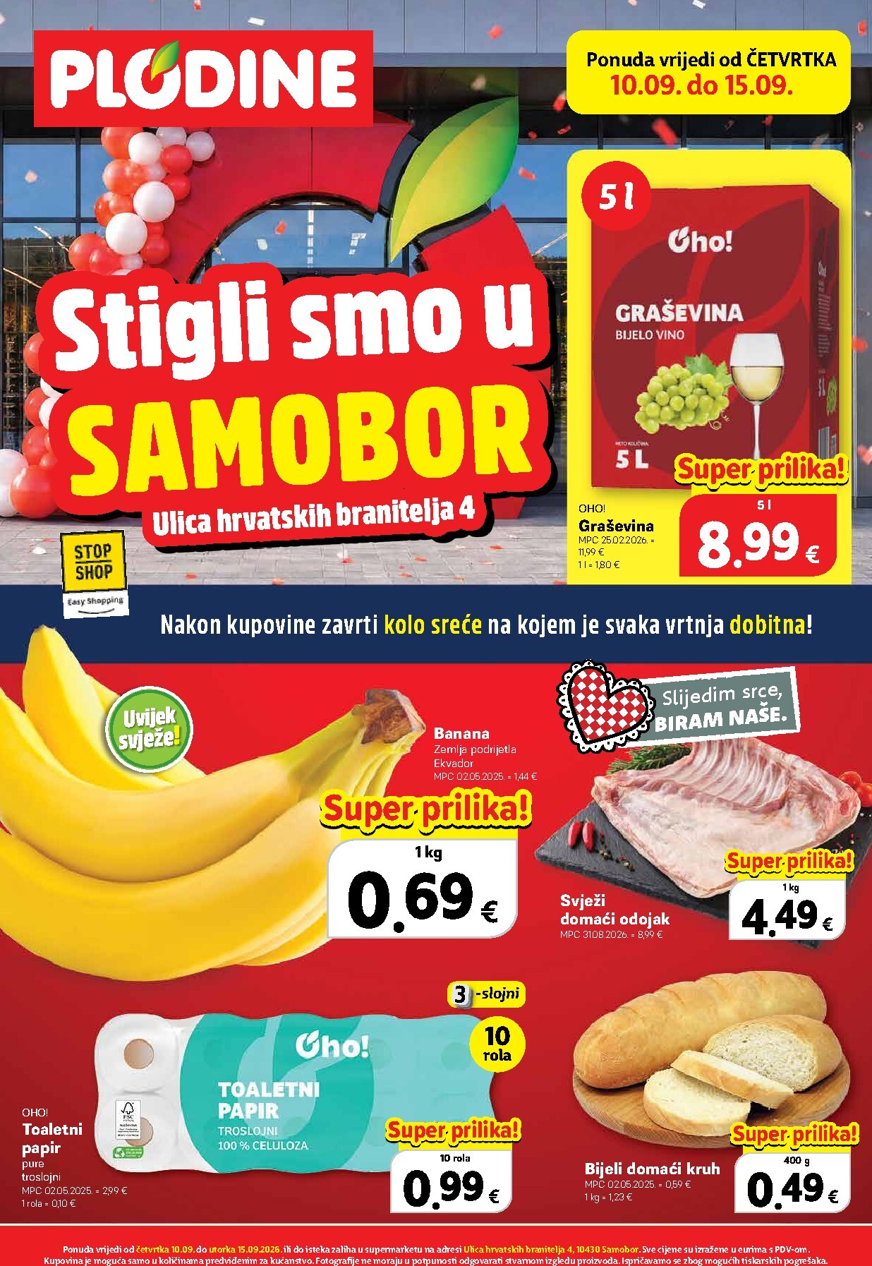 plodine - Novi Plodine - Samobor katalog od četvrtka, 10.09.2026 do utorka, 15.09.2026