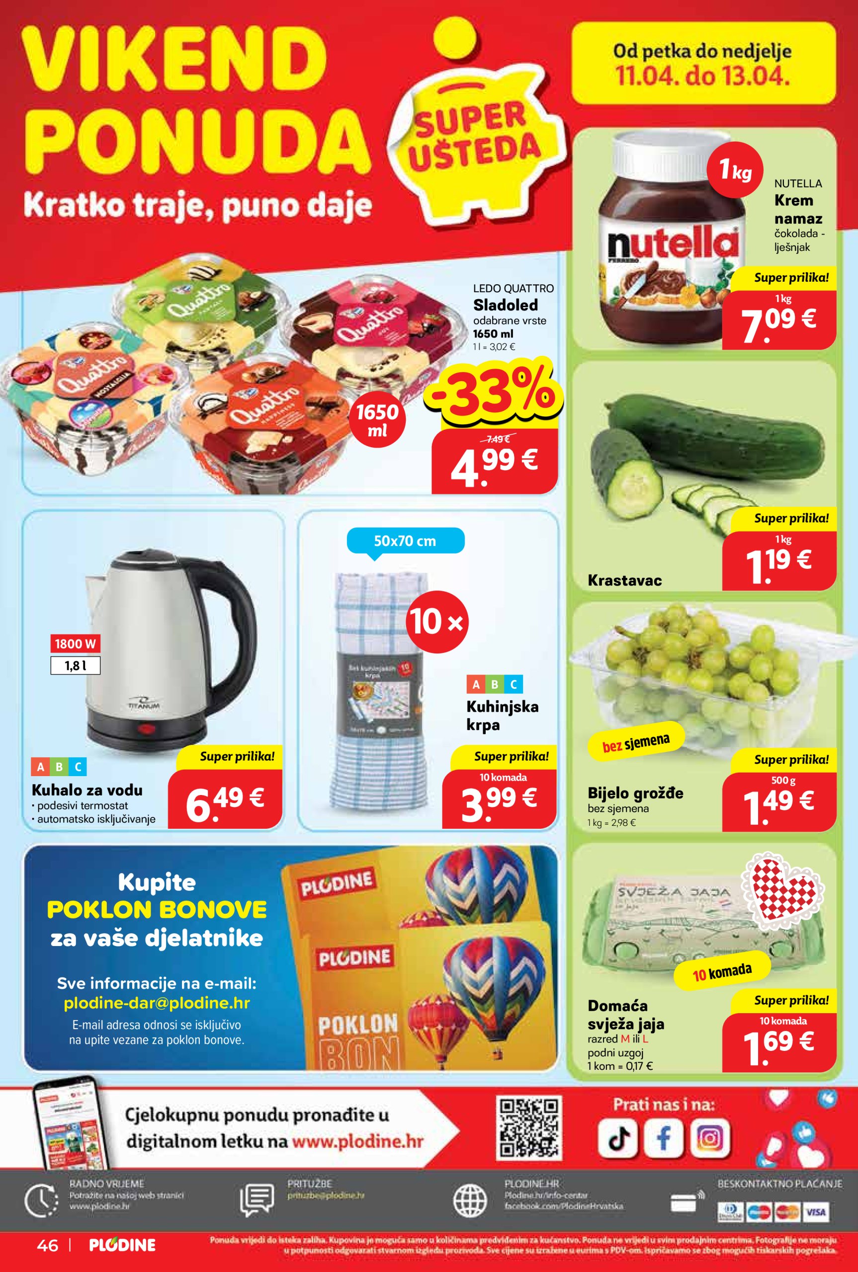 plodine - Plodine katalog vrijedi od 09.04. do 15.04. - page: 46 plodine - Plodine katalog vrijedi od 09.04. do 15.04. - page: 46
