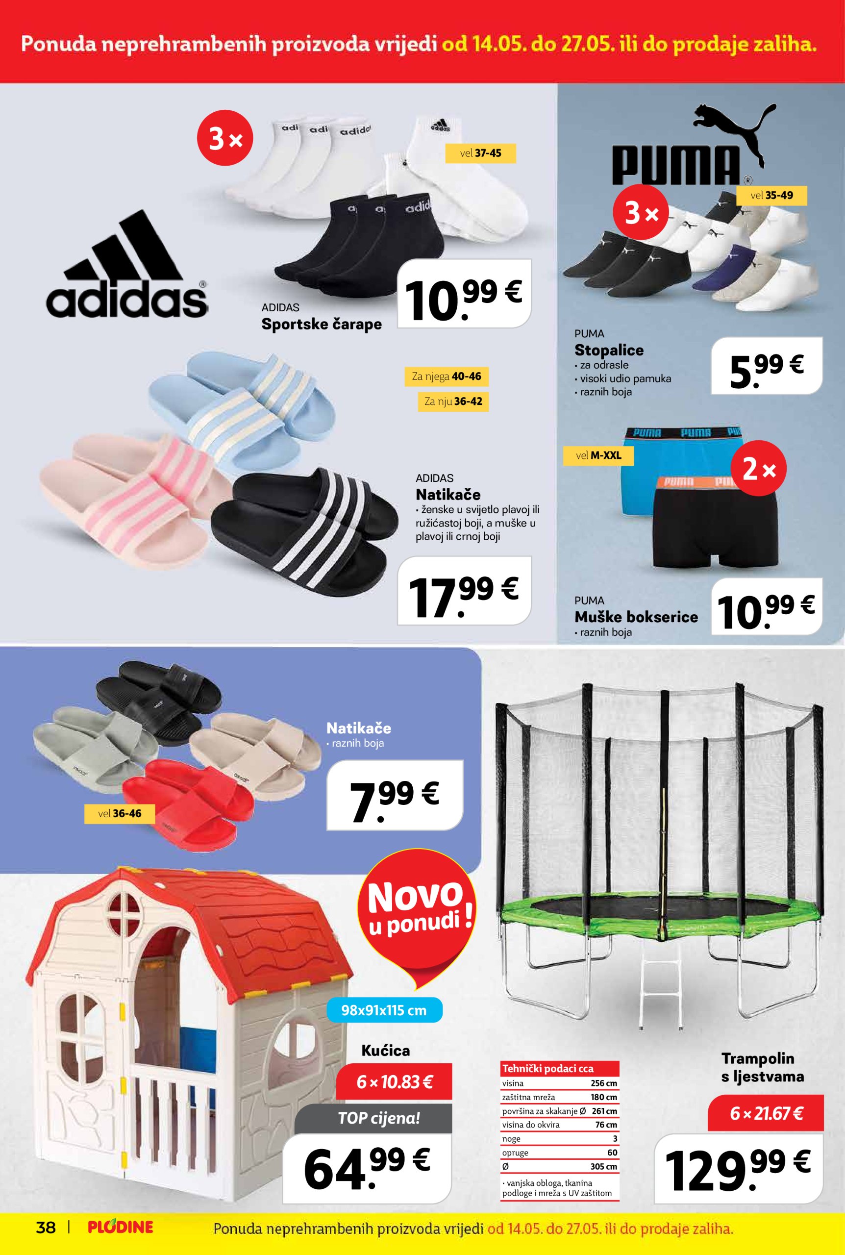 plodine - Prelistajte ovaj Plodine - Otvorenje Šibenik-Bilice katalog, vrijedi od 14.05. do 20.05. - page: 38