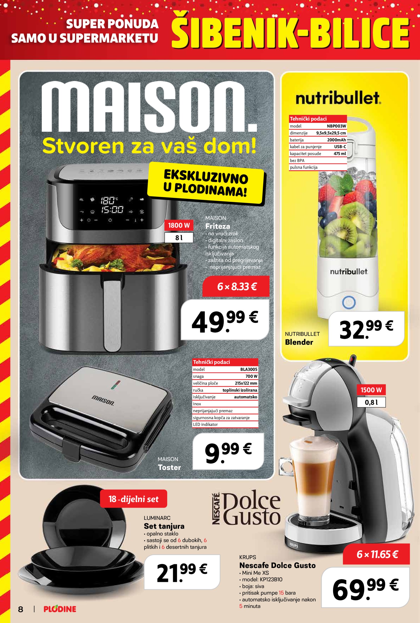 plodine - Prelistajte ovaj Plodine - Otvorenje Šibenik-Bilice katalog, vrijedi od 14.05. do 20.05. - page: 8