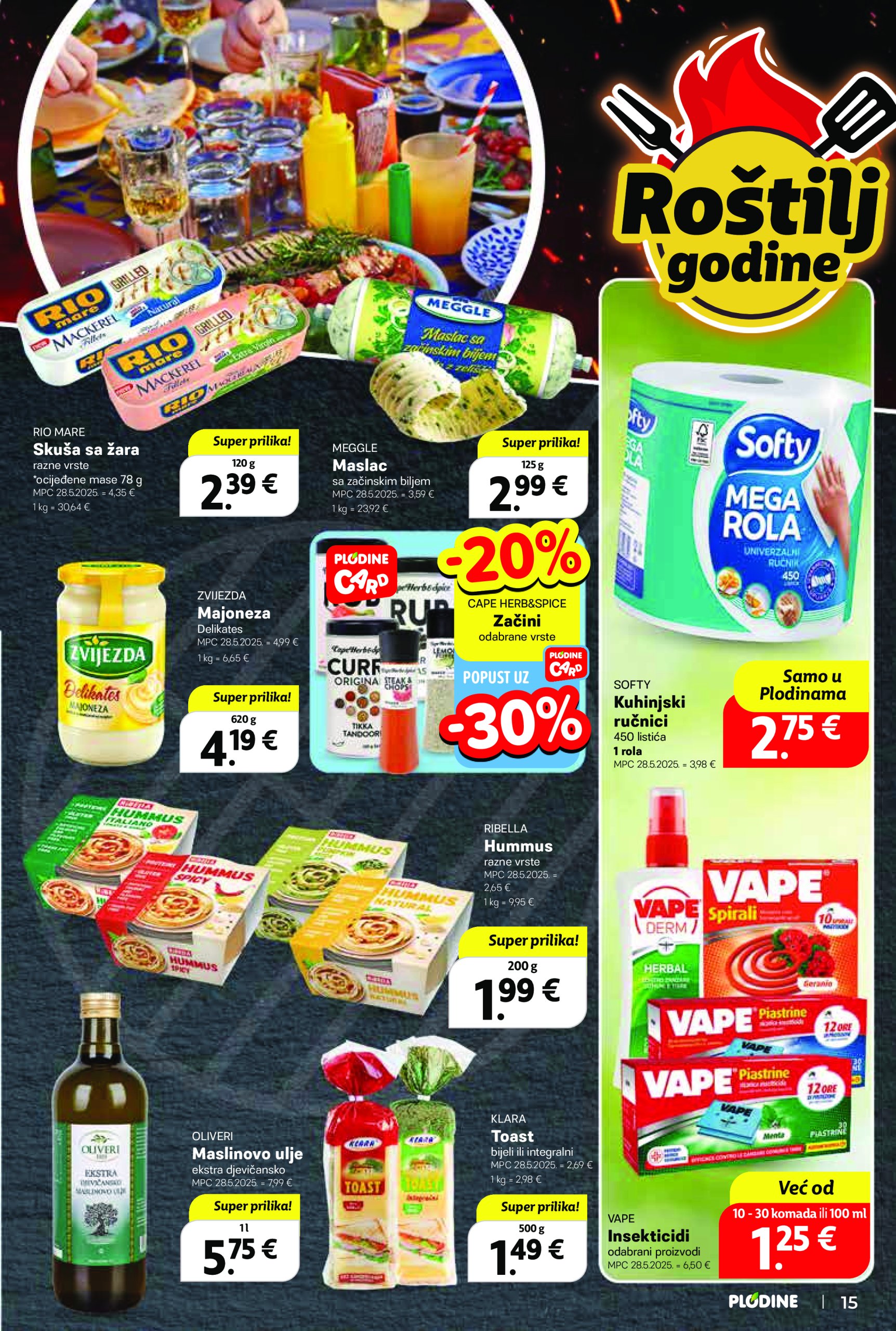 plodine - Prelistajte ovaj Plodine - Otvorenje Vis katalog, vrijedi od 28.05. do 03.06. - page: 15