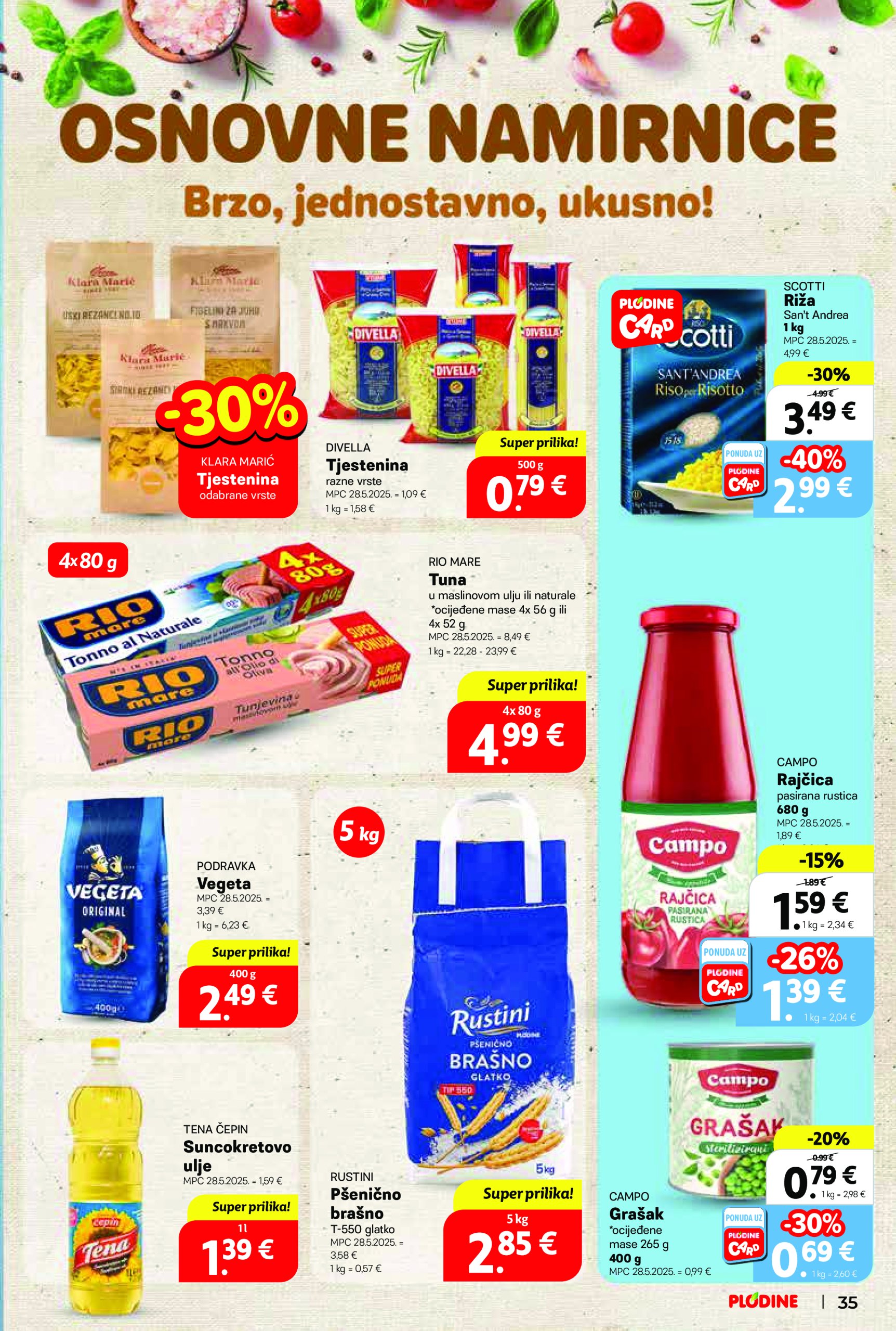 plodine - Prelistajte ovaj Plodine - Otvorenje Vis katalog, vrijedi od 28.05. do 03.06. - page: 35