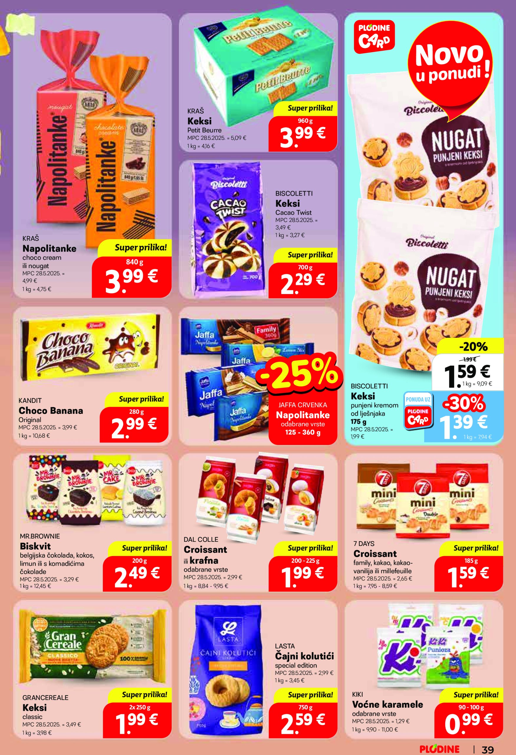 plodine - Prelistajte ovaj Plodine - Otvorenje Vis katalog, vrijedi od 28.05. do 03.06. - page: 39