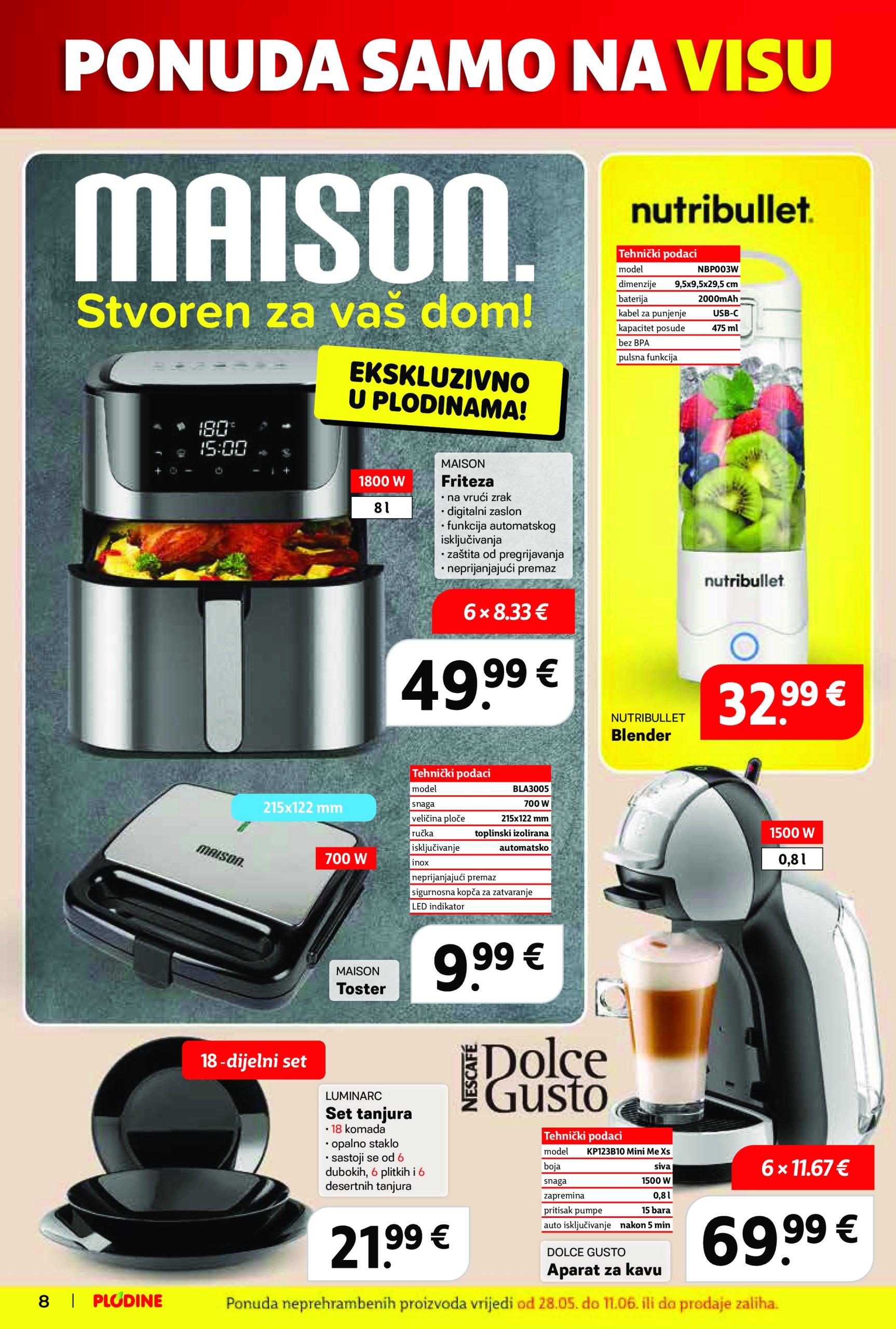 plodine - Prelistajte ovaj Plodine - Otvorenje Vis katalog, vrijedi od 28.05. do 03.06. - page: 8