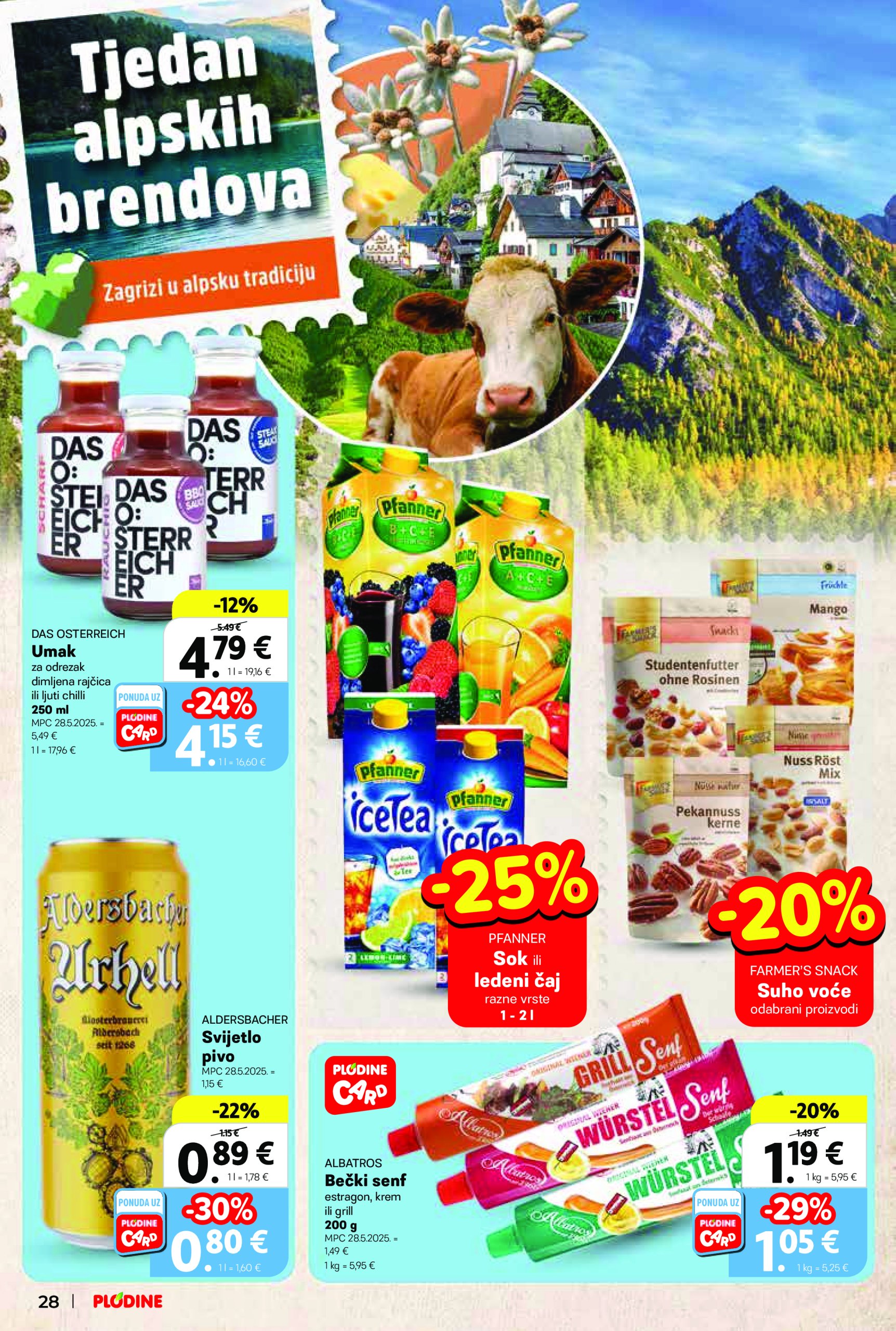 plodine - Prelistajte ovaj Plodine - Otvorenje Vis katalog, vrijedi od 28.05. do 03.06. - page: 28