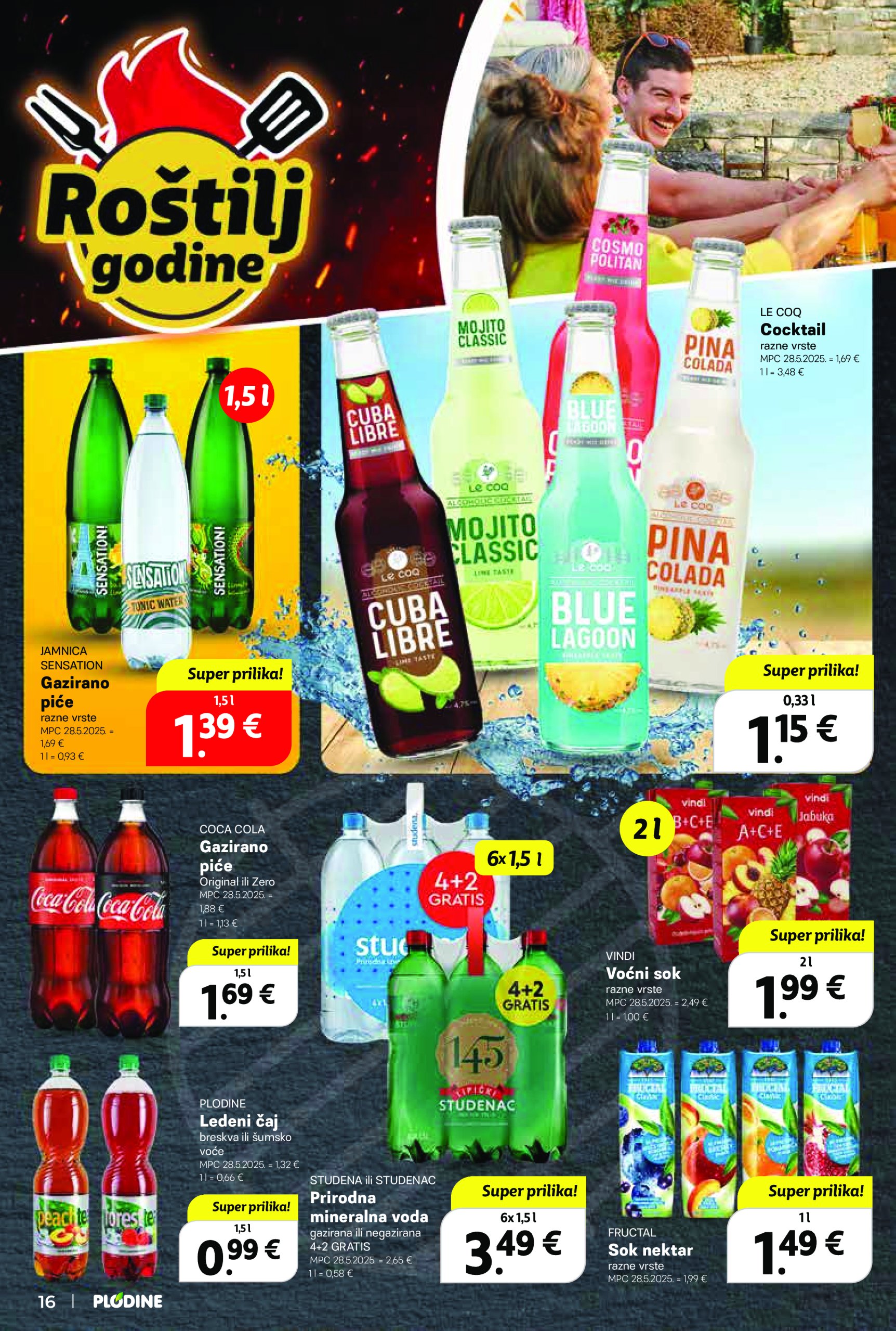 plodine - Prelistajte ovaj Plodine - Otvorenje Vis katalog, vrijedi od 28.05. do 03.06. - page: 16