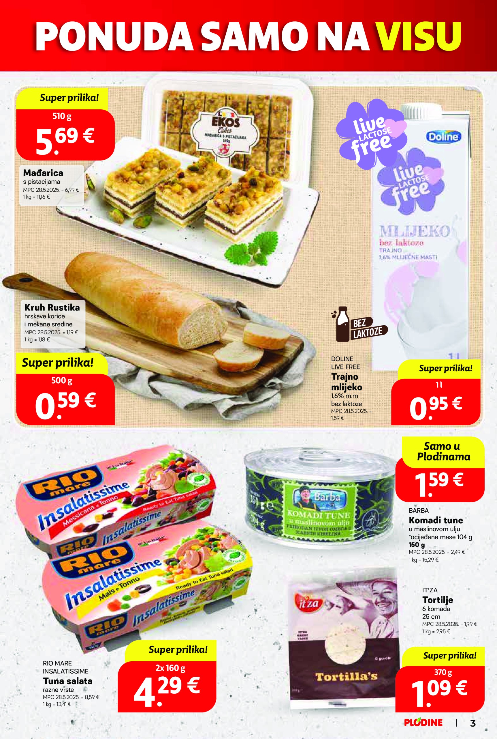 plodine - Prelistajte ovaj Plodine - Otvorenje Vis katalog, vrijedi od 28.05. do 03.06. - page: 3