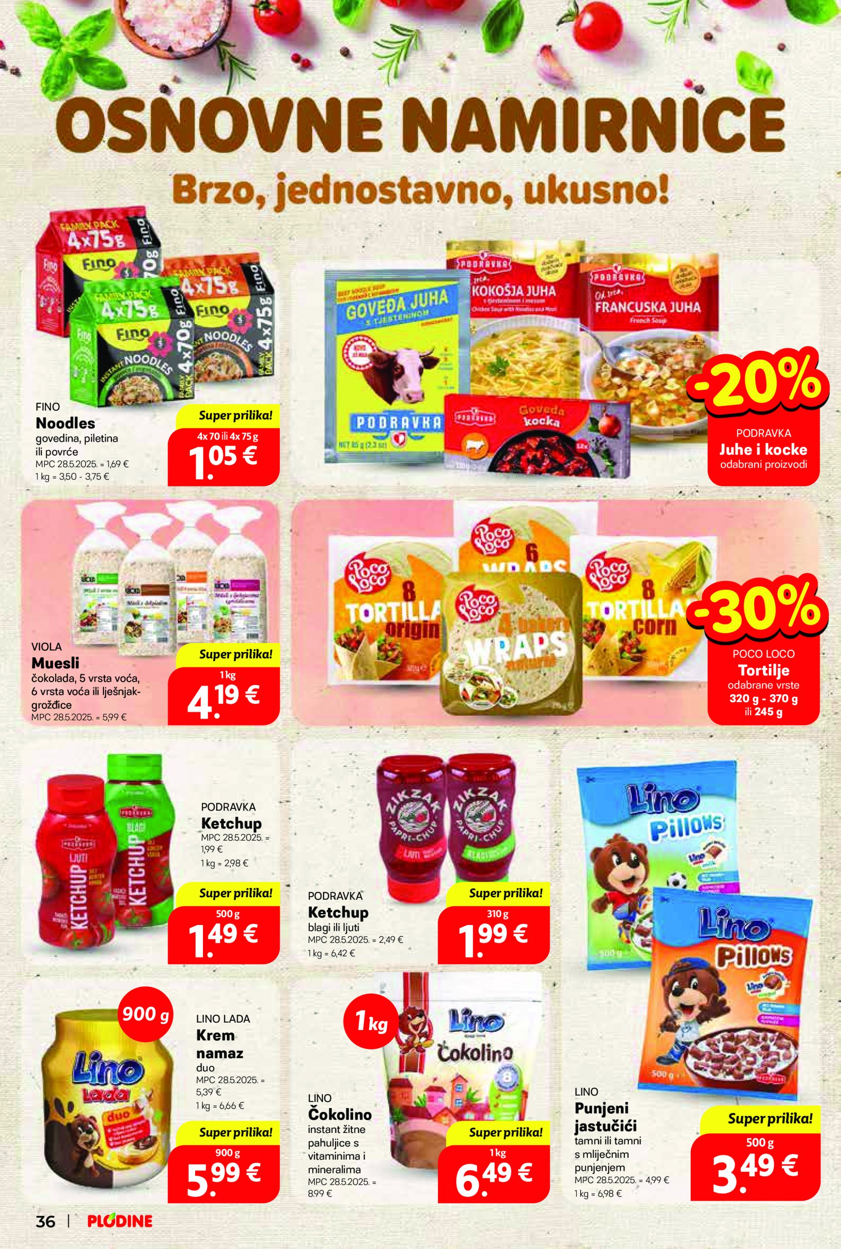 plodine - Prelistajte ovaj Plodine - Otvorenje Vis katalog, vrijedi od 28.05. do 03.06. - page: 36
