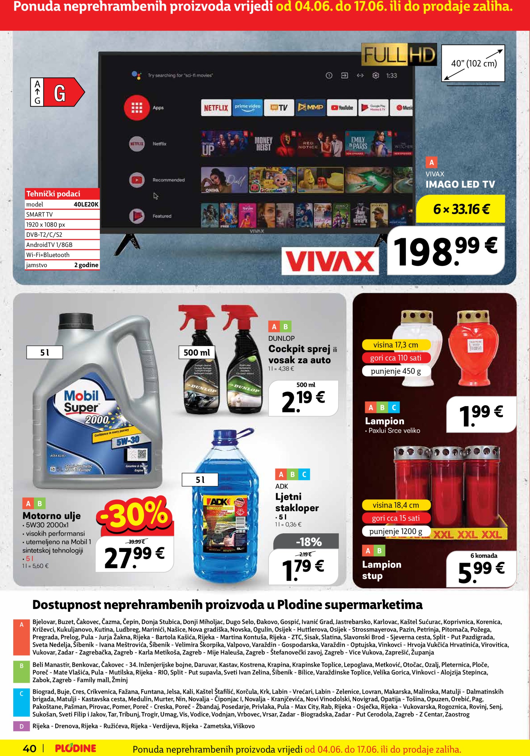 plodine - Prelistajte ovaj Plodine katalog, vrijedi od 04.06. do 10.06. - page: 40 plodine - Prelistajte ovaj Plodine katalog, vrijedi od 04.06. do 10.06. - page: 40