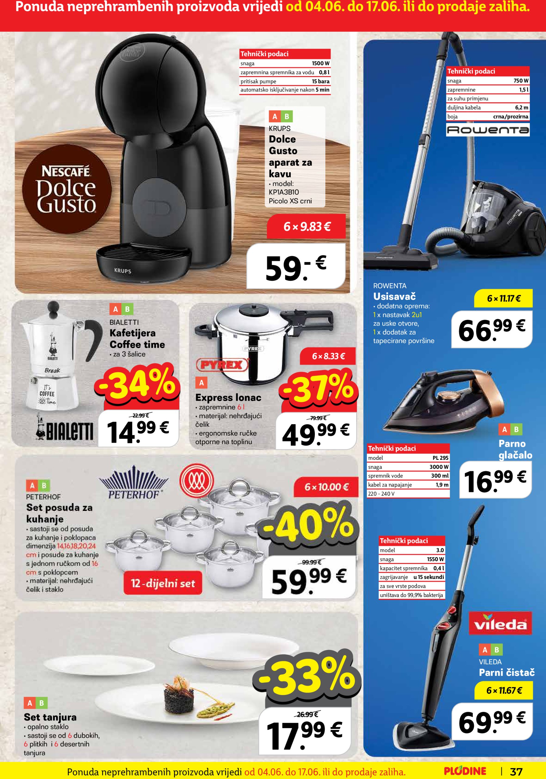 plodine - Prelistajte ovaj Plodine katalog, vrijedi od 04.06. do 10.06. - page: 37 plodine - Prelistajte ovaj Plodine katalog, vrijedi od 04.06. do 10.06. - page: 37