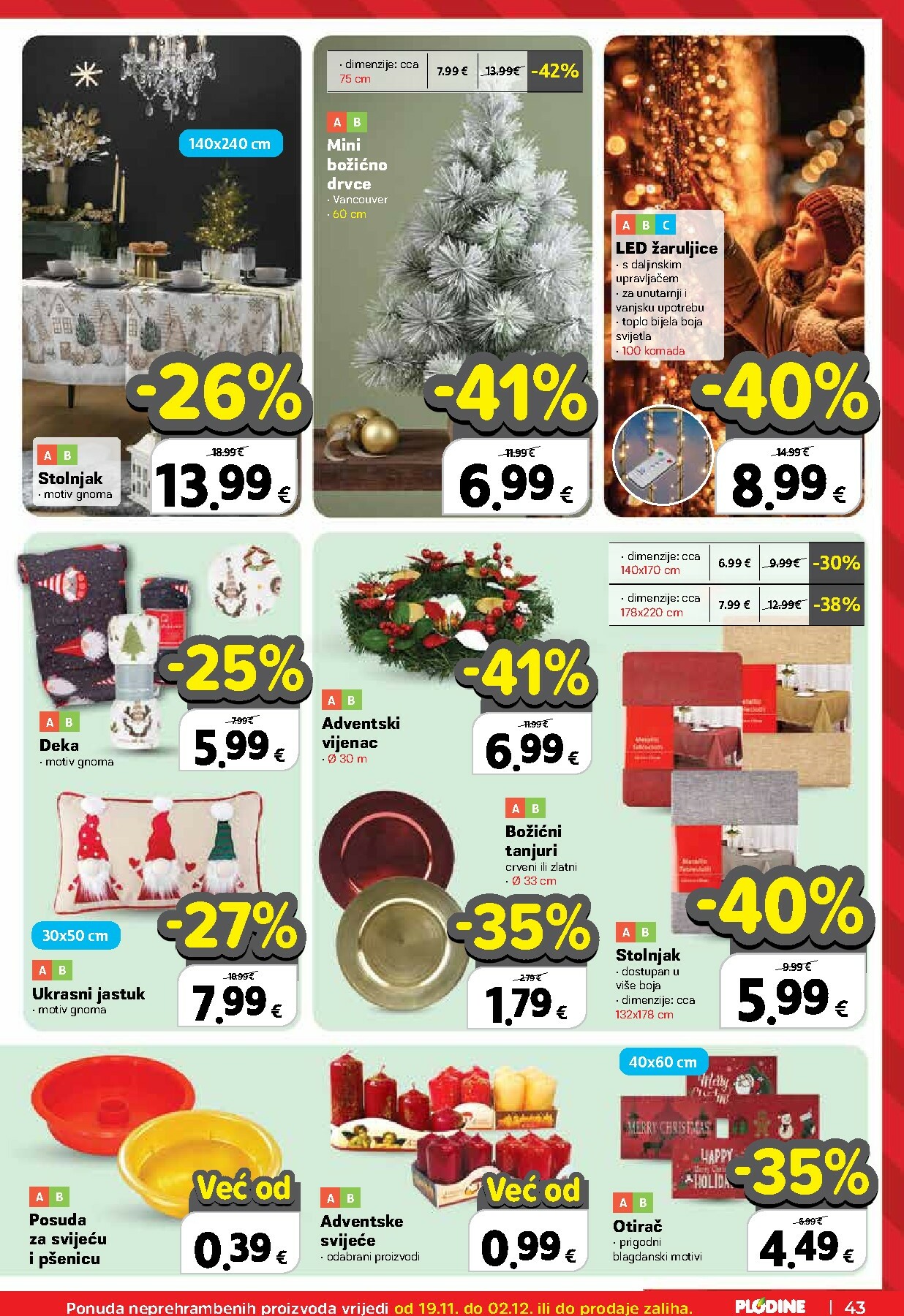 plodine - Prelistajte katalog Plodine, vrijedi od 19.11. do 25.11. - page: 43