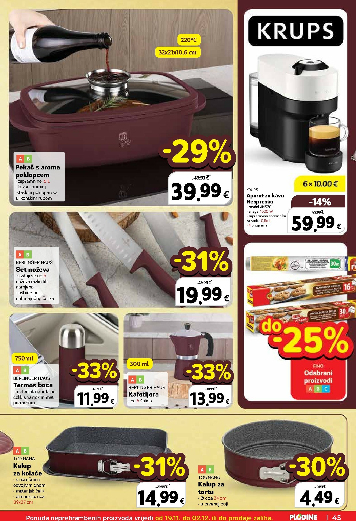 plodine - Prelistajte katalog Plodine, vrijedi od 19.11. do 25.11. - page: 45