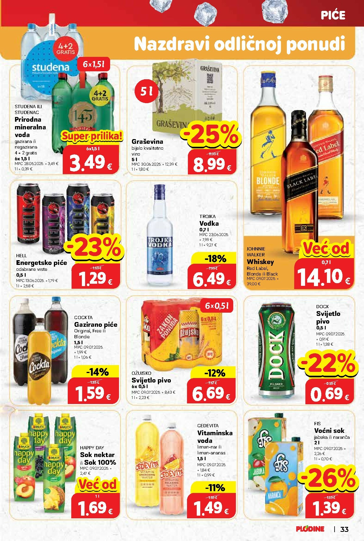 plodine - Prelistajte katalog Plodine, vrijedi od 19.11. do 25.11. - page: 33