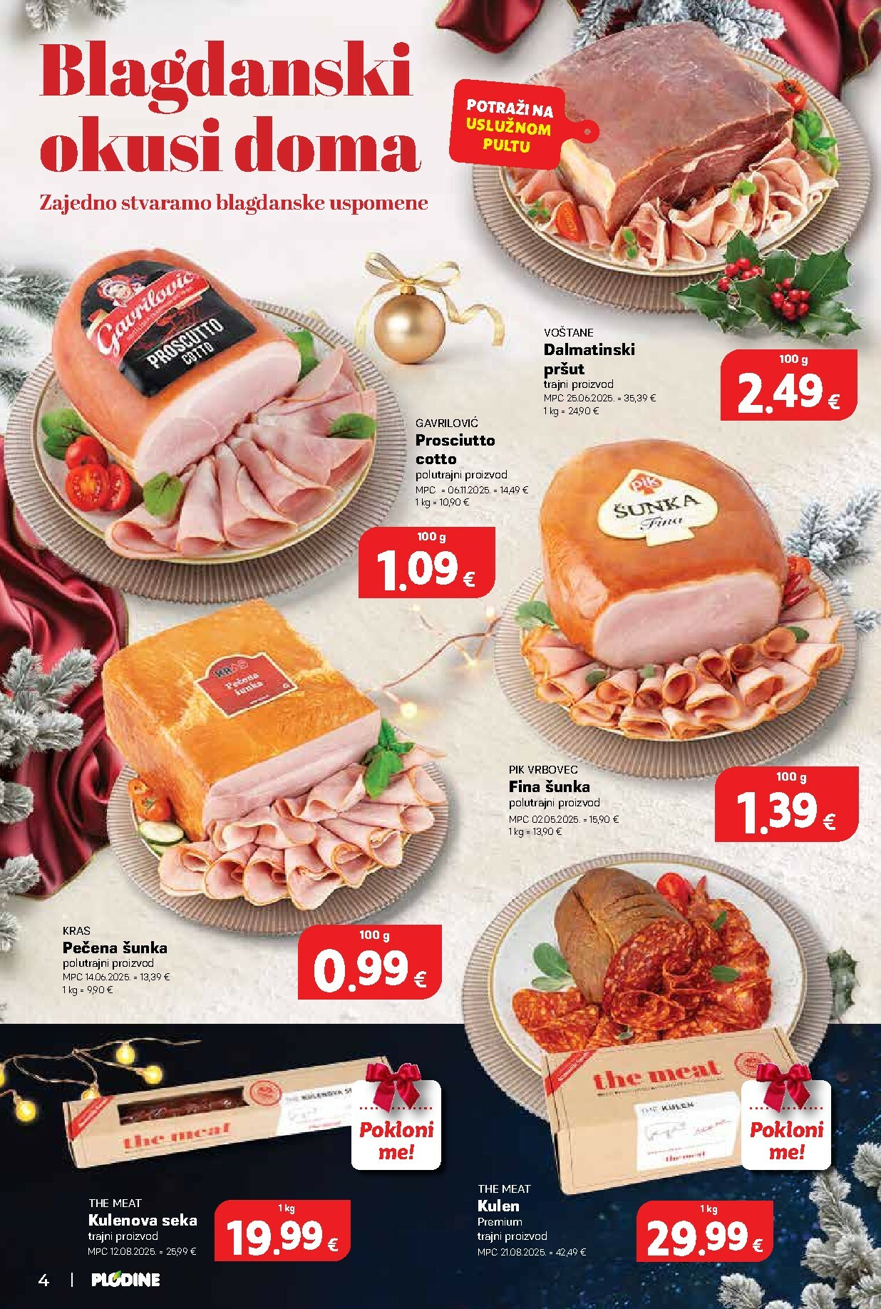 plodine - Prelistajte katalog Plodine - Blagdanske delicije, vrijedi od 26.11. do 31.12. - page: 4