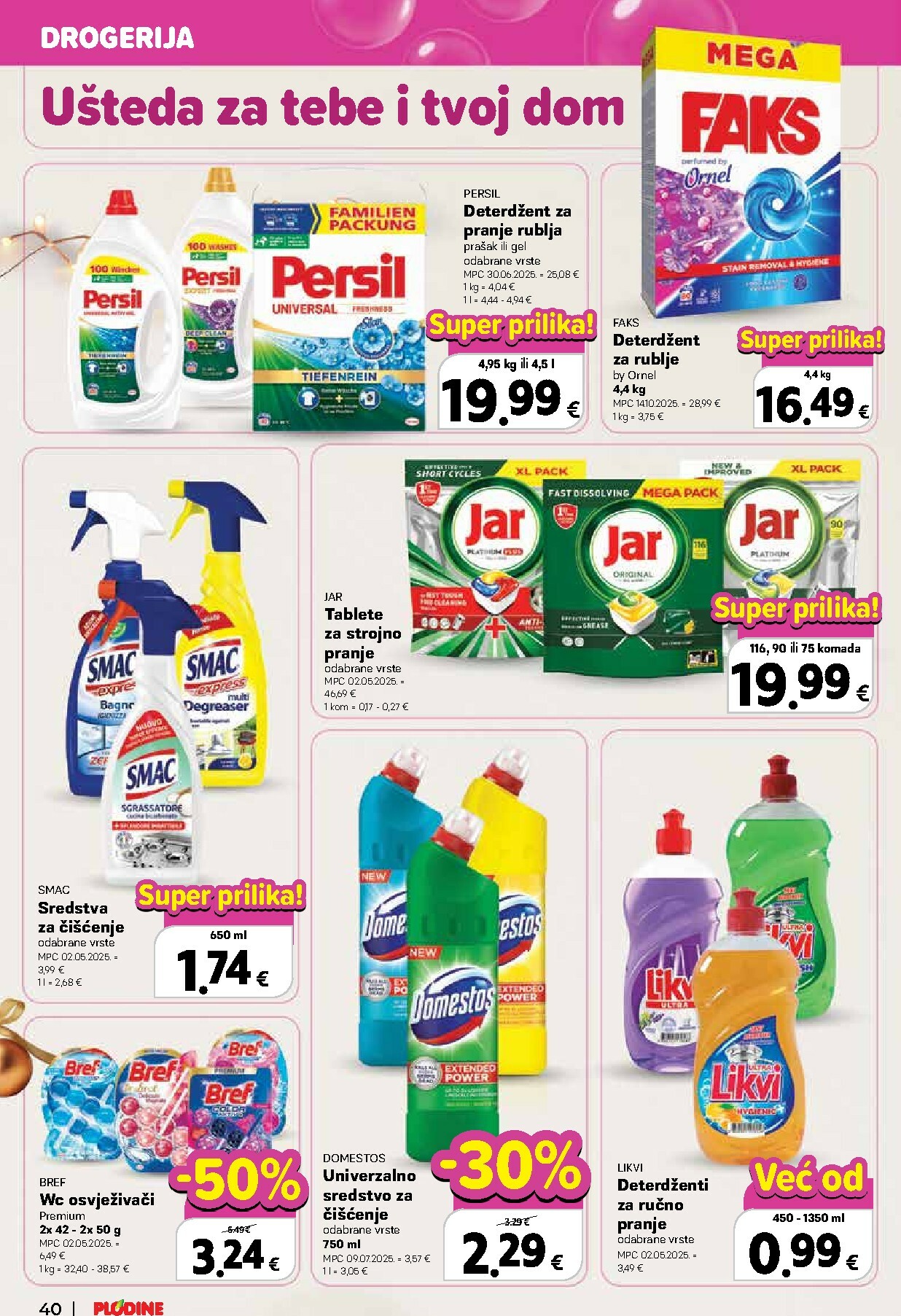 plodine - Prelistajte katalog Plodine, vrijedi od 03.12. do 09.12. - page: 40