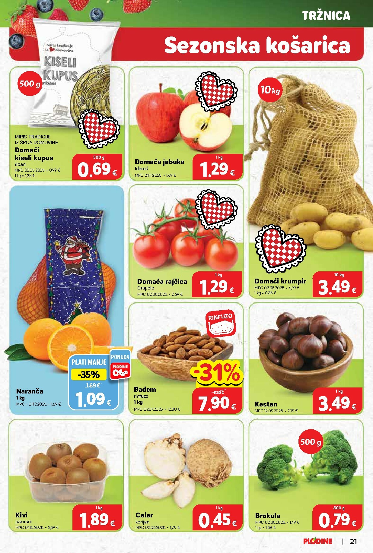 plodine - Prelistajte katalog Plodine, vrijedi od 03.12. do 09.12. - page: 21