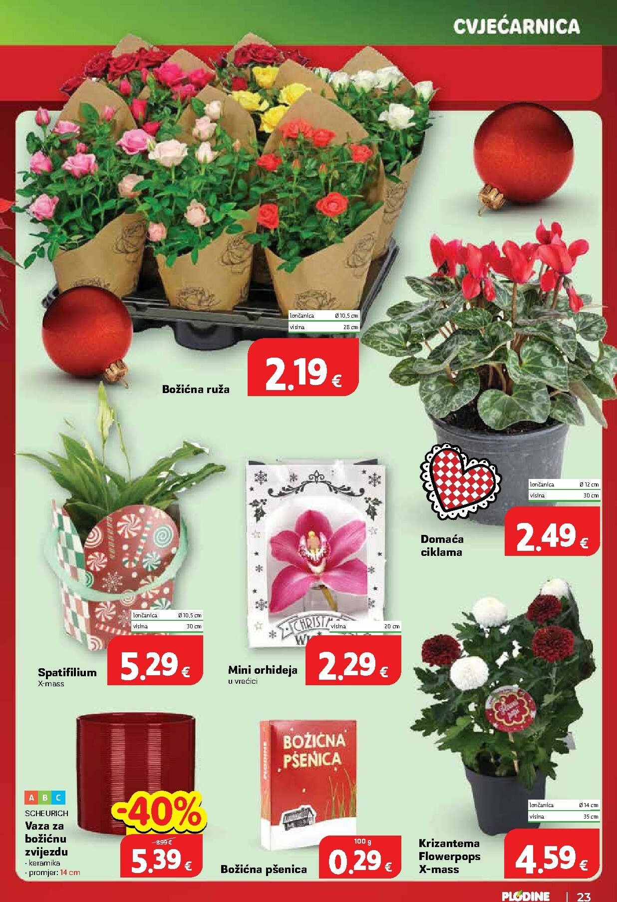 plodine - Prelistajte katalog Plodine, vrijedi od 03.12. do 09.12. - page: 23